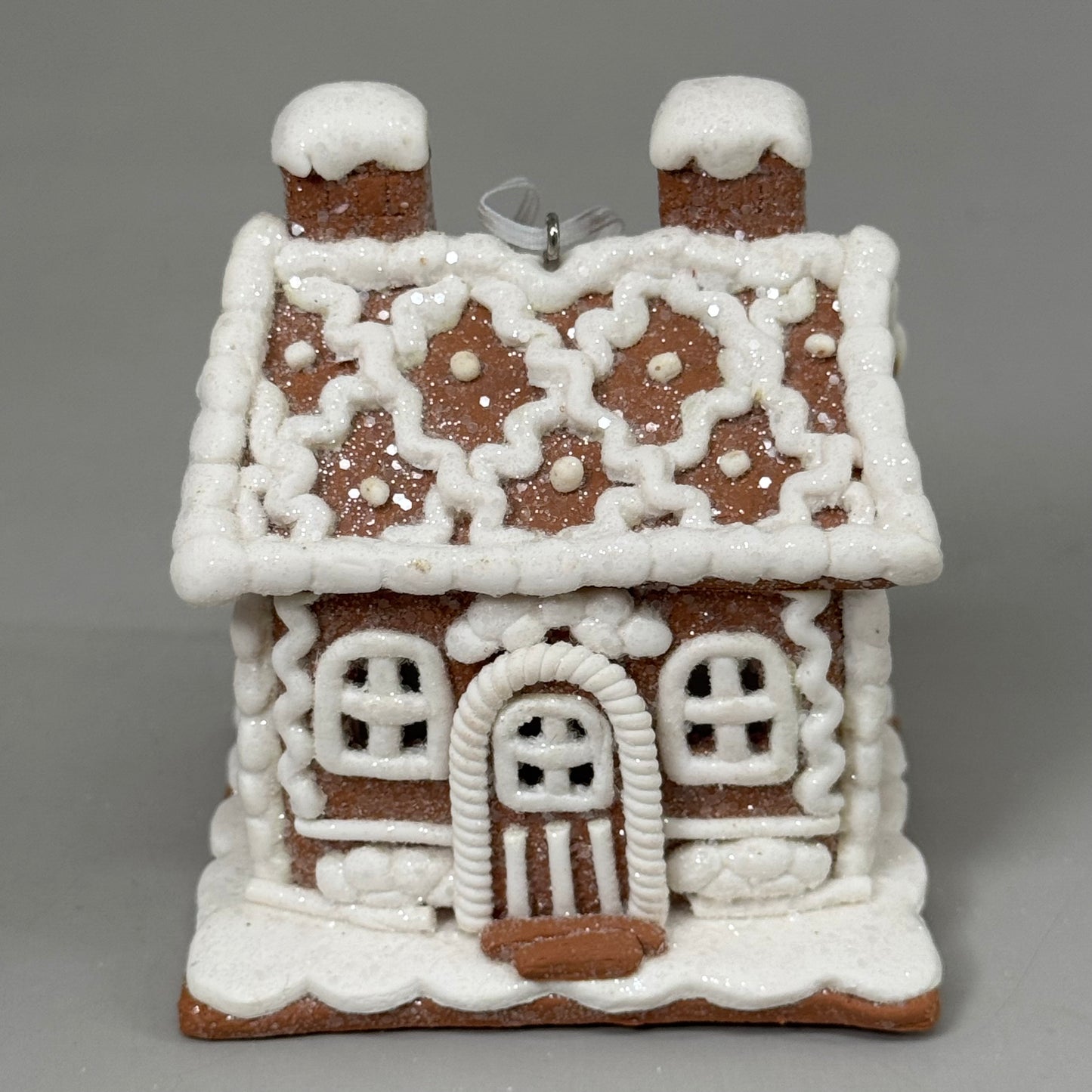 RAZ IMPORT (12 PACK) Assorted Lighted Gingerbread House Ornaments 4.25" 4416149