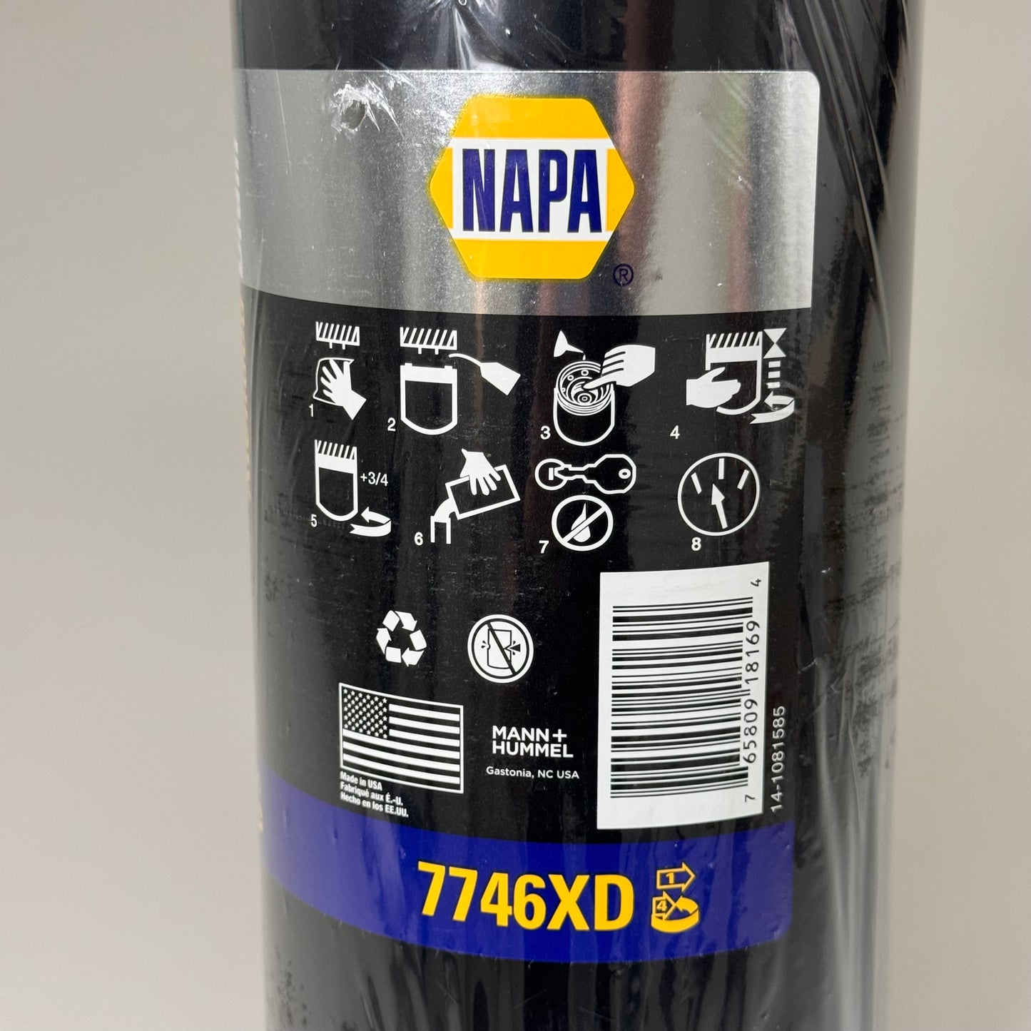 NAPA Filters Xtended Drain Microglass Media Material M95-2.5 Thread 7746XD