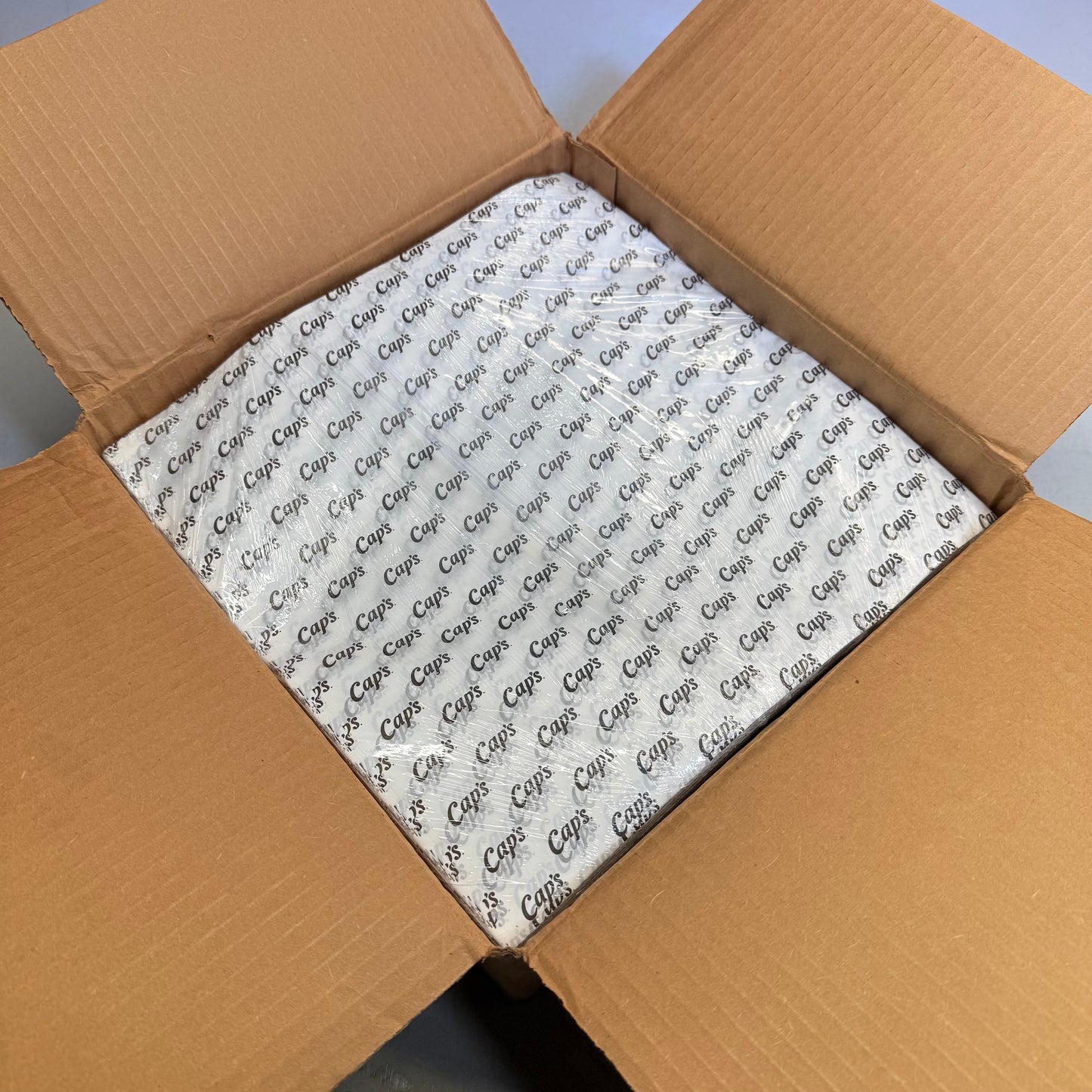 ZA@ CAPRIOTTI'S (3000 PACK) RESTAURANT Sandwich Wraps 12" x 12" WHITE/BLACK D