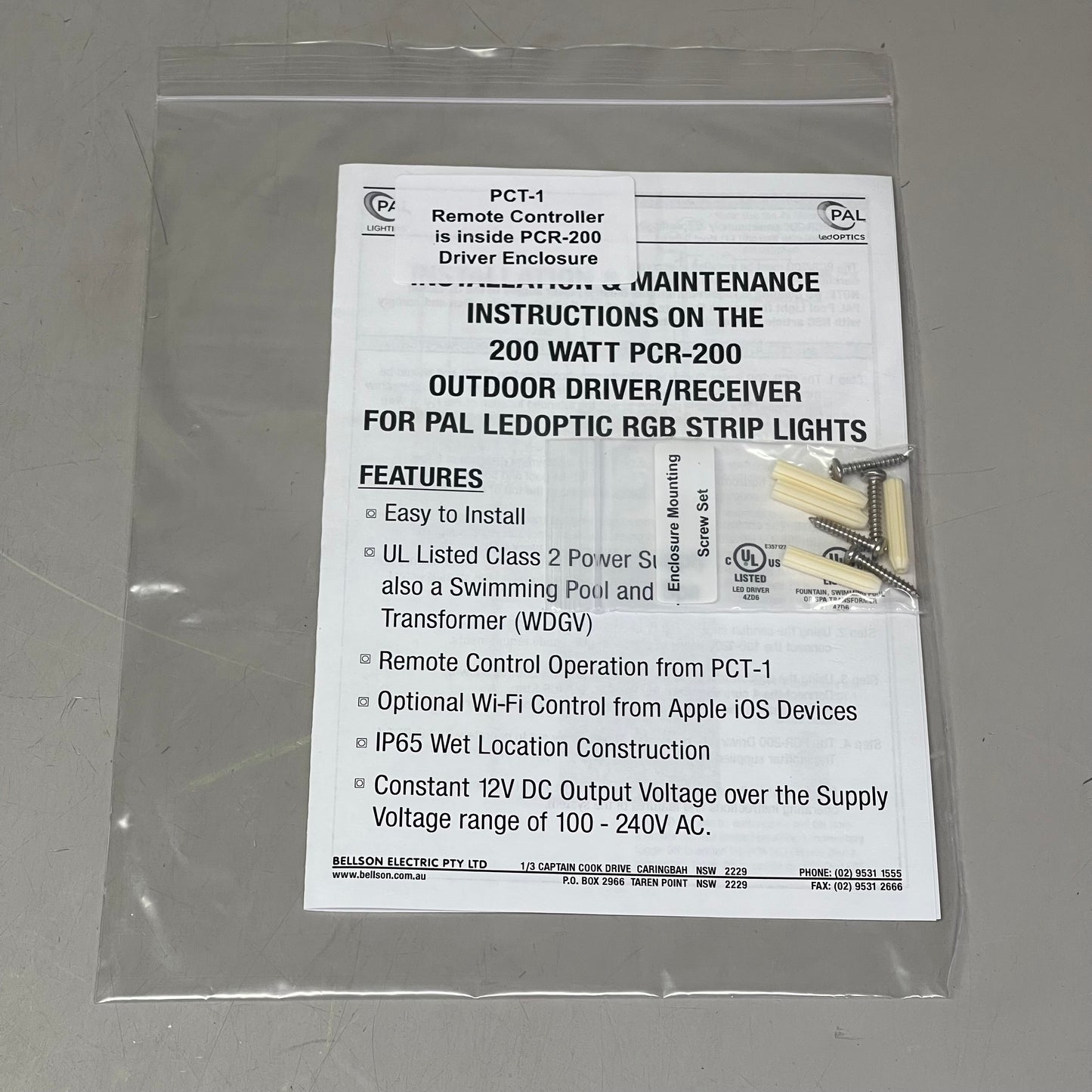 PAL PCR-200 LED Driver/Receiver, Wi-Fi Ready 42-PCR-200U