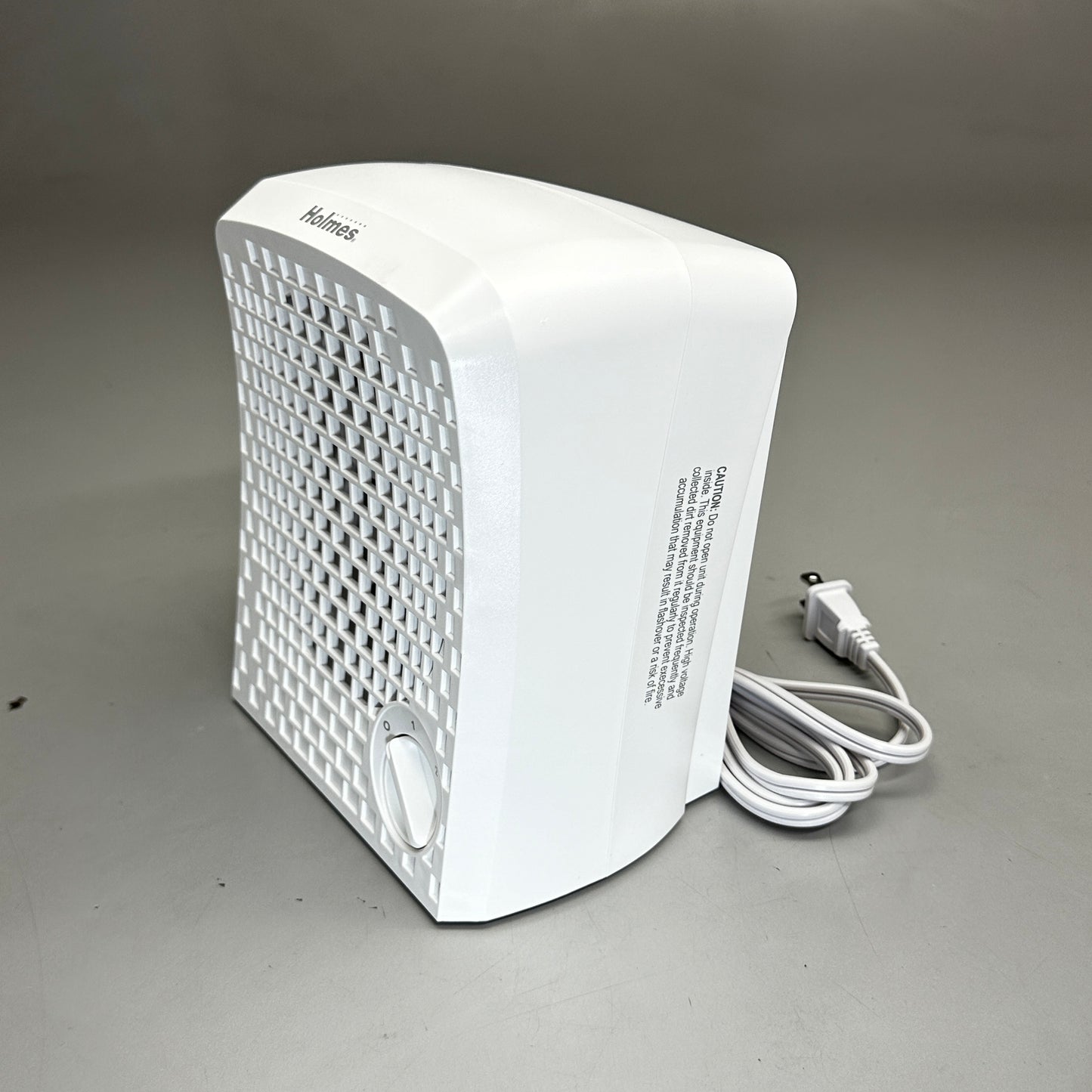 HOLMES Personal 2-Speed Air Purifier W/ Ionizer 4.5"x6.75"7.5" White