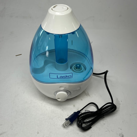 LASKO Ultra Sonic Cool Mist Humidifier 60hr Run Time Rooms Up To 300sq Ft White