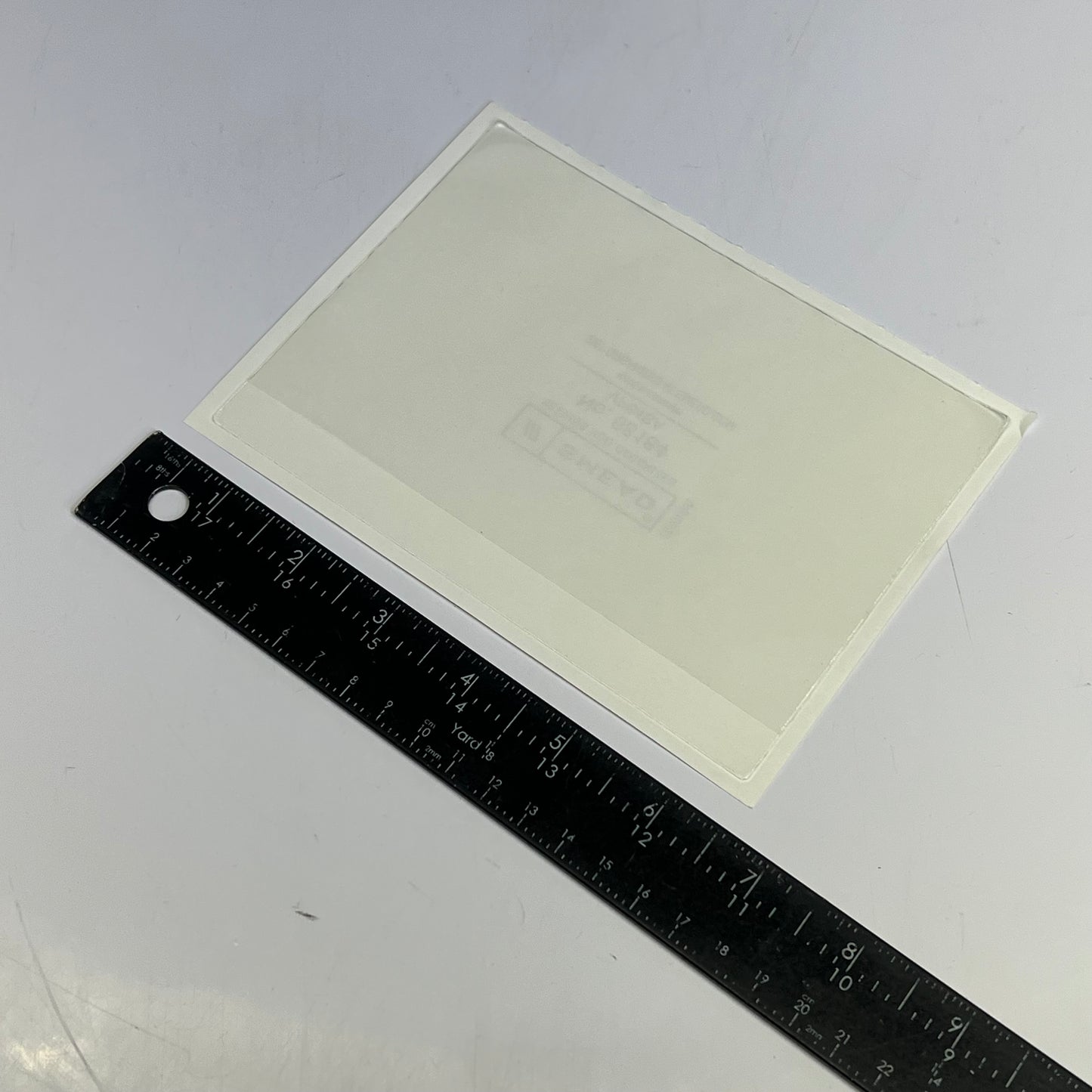 SMEAD (100 PACK) Self-Adhesive Poly Document Pockets 6 1/4" x 4 9/16" Clear