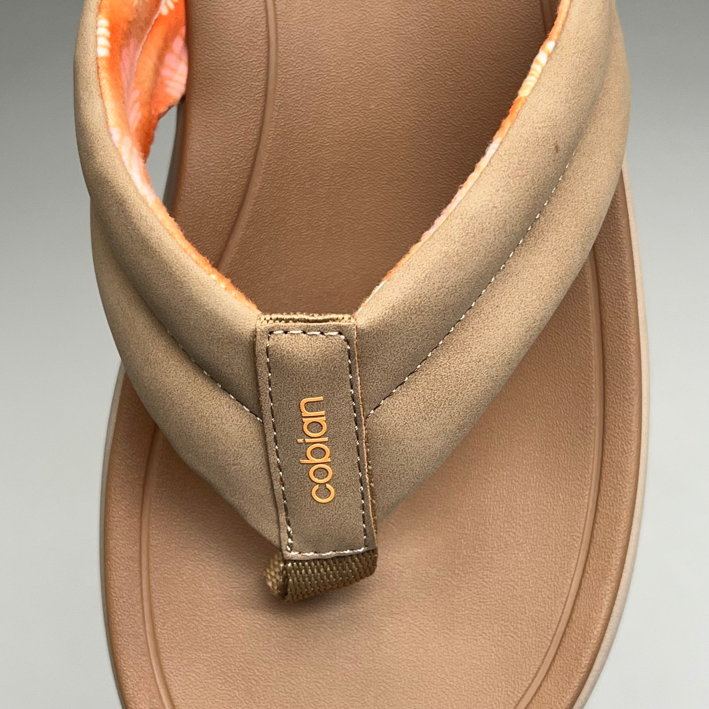 COBIAN Darby Synthetic Suede Strap Sandals Women's Sz 10, EU 41 Tan DAR24-230-10