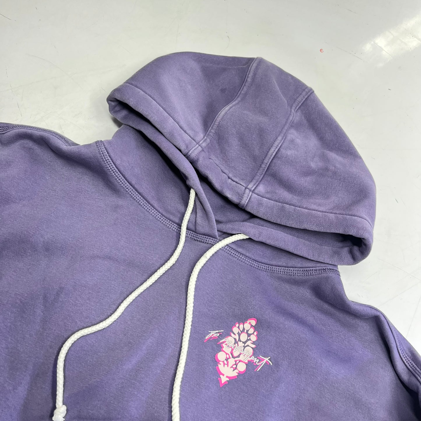 FREE PEOPLE MOVEMENT Slouchy Relaxed Fit Pullover Hoodie Women's Sz S Purple