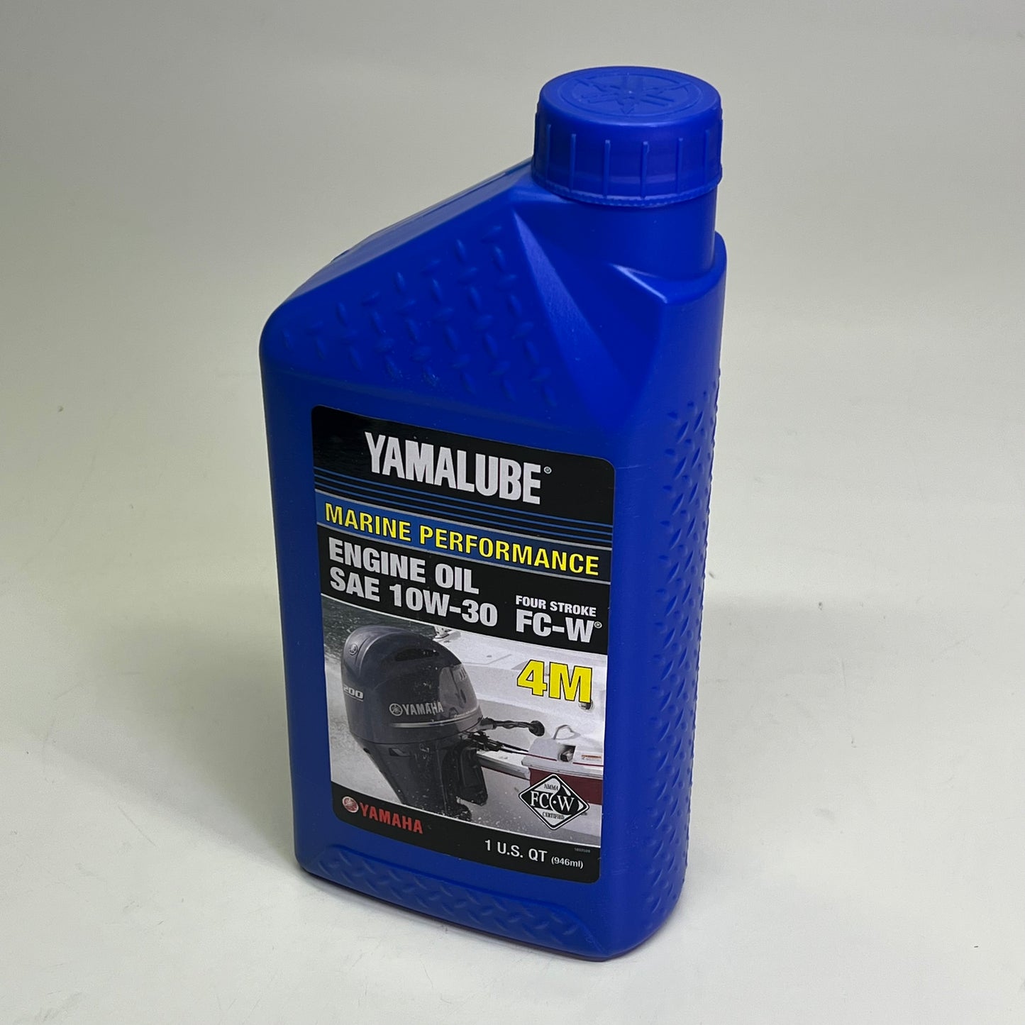 YAMAHA (5 PACK) Stroke Outboard Engine Oil 10W-30 FC-W 1 Qt LUB-10W30-FC-12