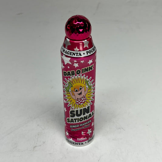 DAB O INK (12 PACK) Sun Sational Bingo Marker Bright Ink 110ml/4oz Magenta D26