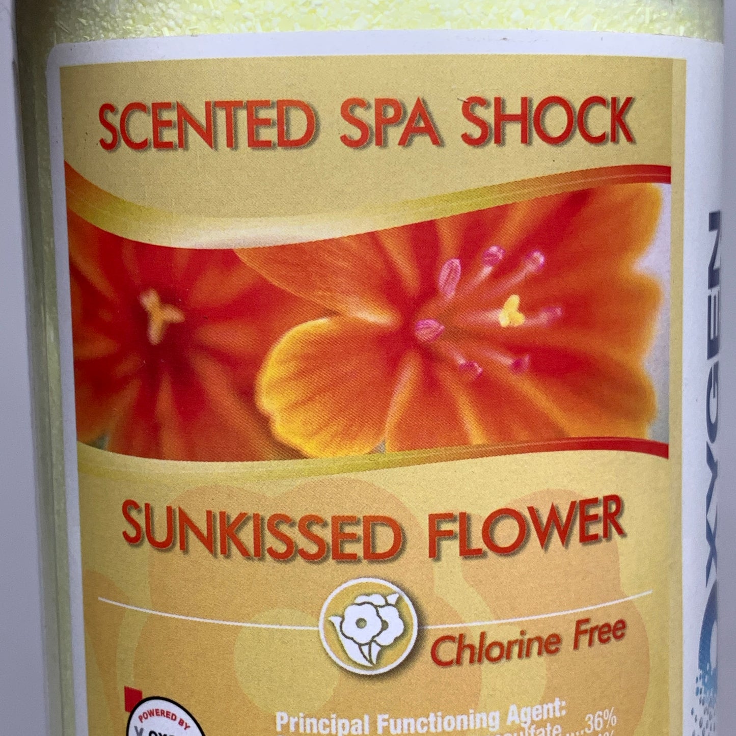 OXYGEN SPAS (3 PACK) Scented Spa Shock Chlorine Free Sun kissed Flower 1.875 lbs