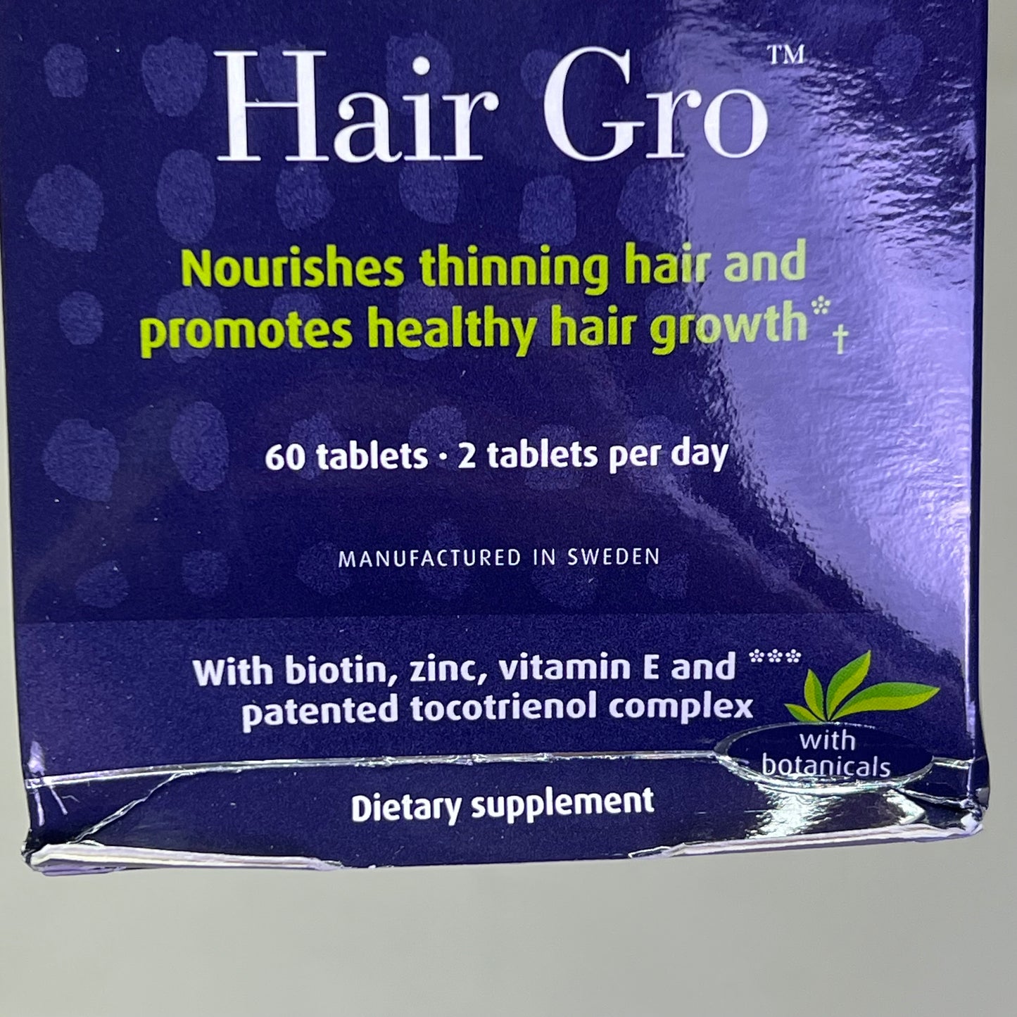 NEW NORDIC (60 TA BLETS) Hair Gro Healthy Grow/Nourishes Thinning Hair BB 05/27
