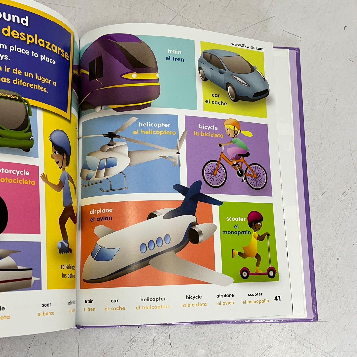 MY BOOKS OF COLORS, NUMBERS, SHAPES & WORDS Children's Hardback Bilingual Set