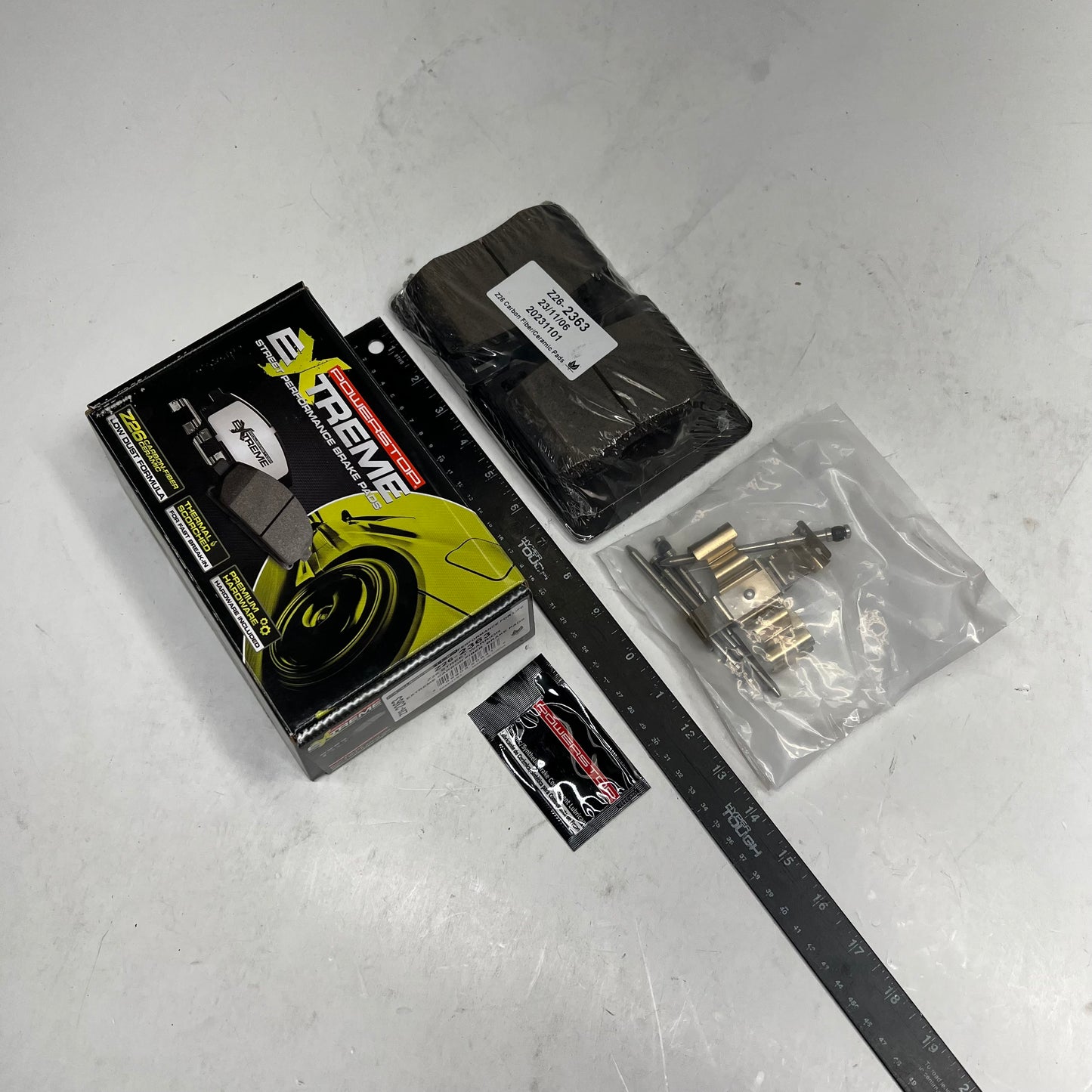 POWER STOP Street Performance Carbon Fiber Ceramic Brake Pads Z26-2363