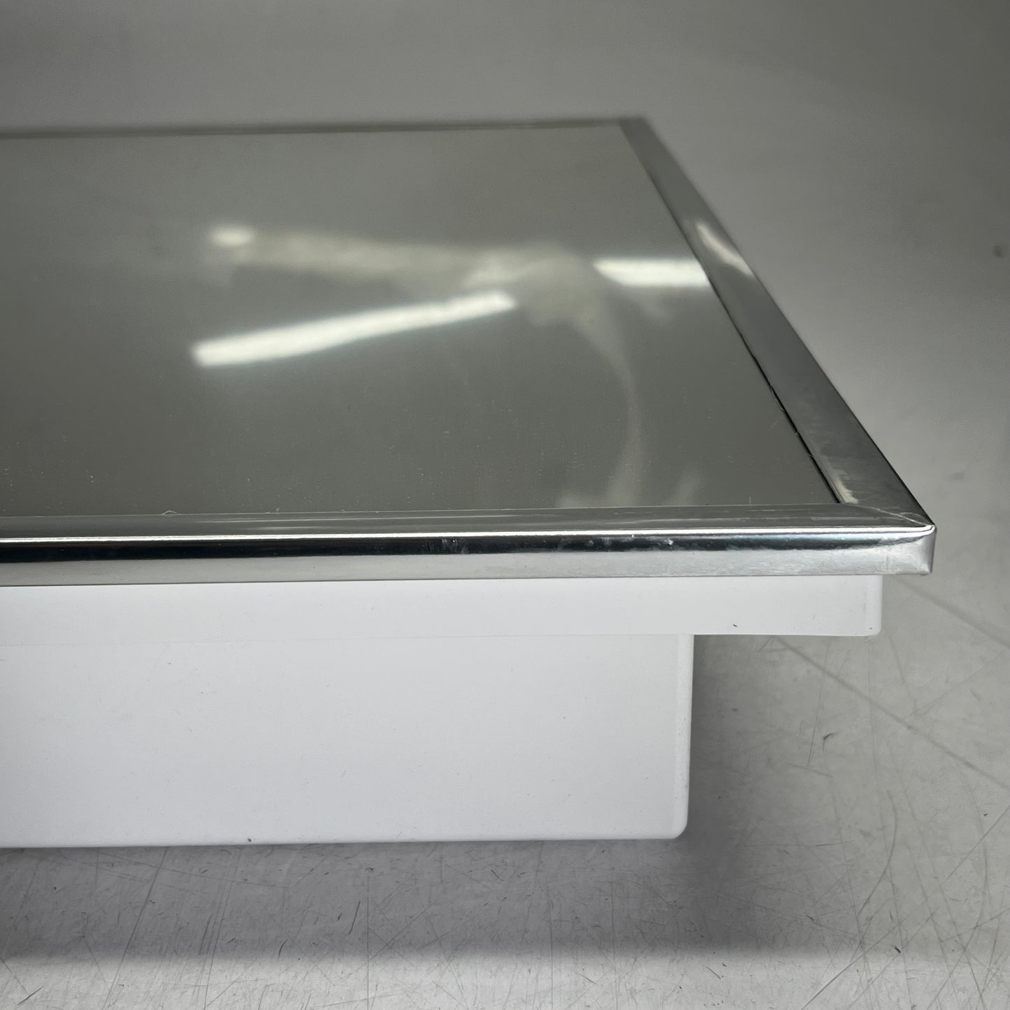 ZACA Spacecab Media Frameless Recessed Mount Polished Edge Bathroom Medicine Cabinet Sz 25.5"H x 15.5"W x 4"T