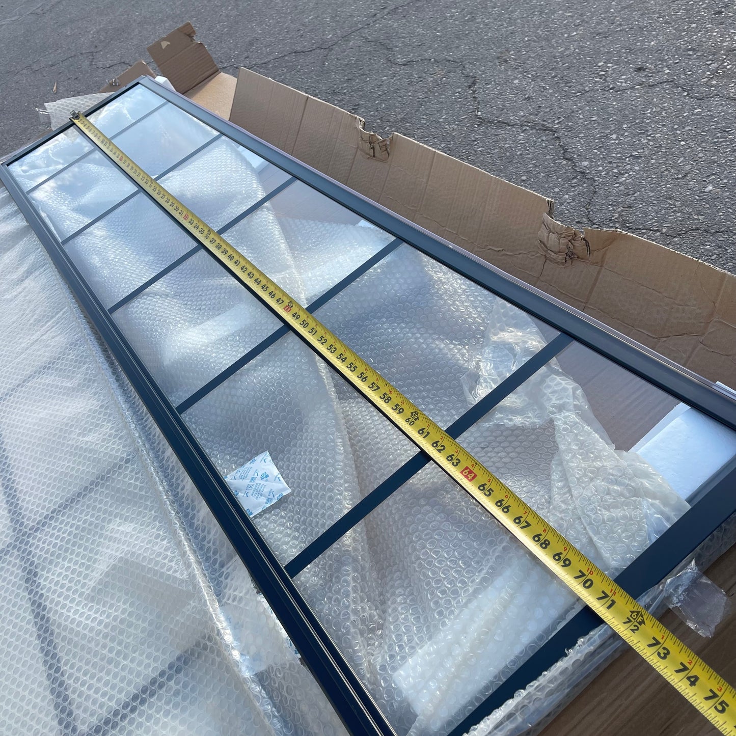 ZA@ Pallet of DREAMLINE French Corner Flamed Sliding Glass Shower Enclosure SHEN-8140400-89 (New)