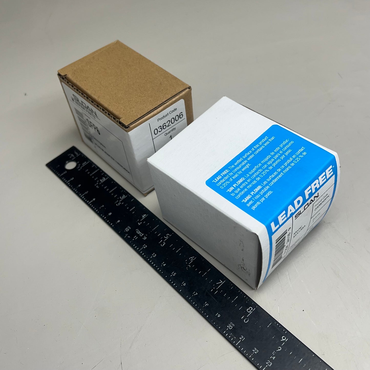 SLOAN Plug-in Adapter Electronic Faucet Kit 0.5GPM/1.9LPM Chrome  ETF610-4-BDT