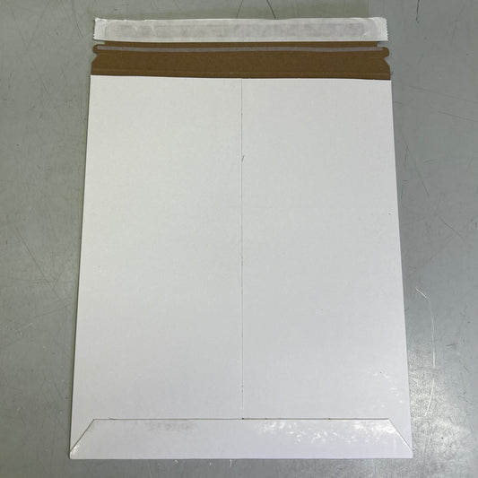 STAY FLATS (100 PACK) White Mailers Sz 11" x 13.5" RM3SS