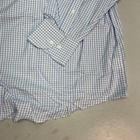 PETER MILLER Hanford Performance Twill Sport Shirt Men's Sz XXL Cottage Blue