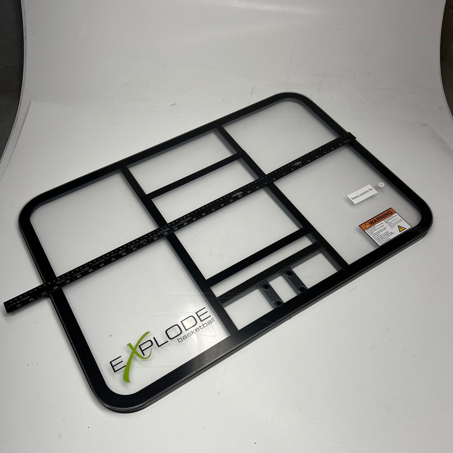 ZA@ EXPLODE  Airdunk Trampoline Basketball Hoop W/ Basketball Full Sz Hoop Black (As-Is)