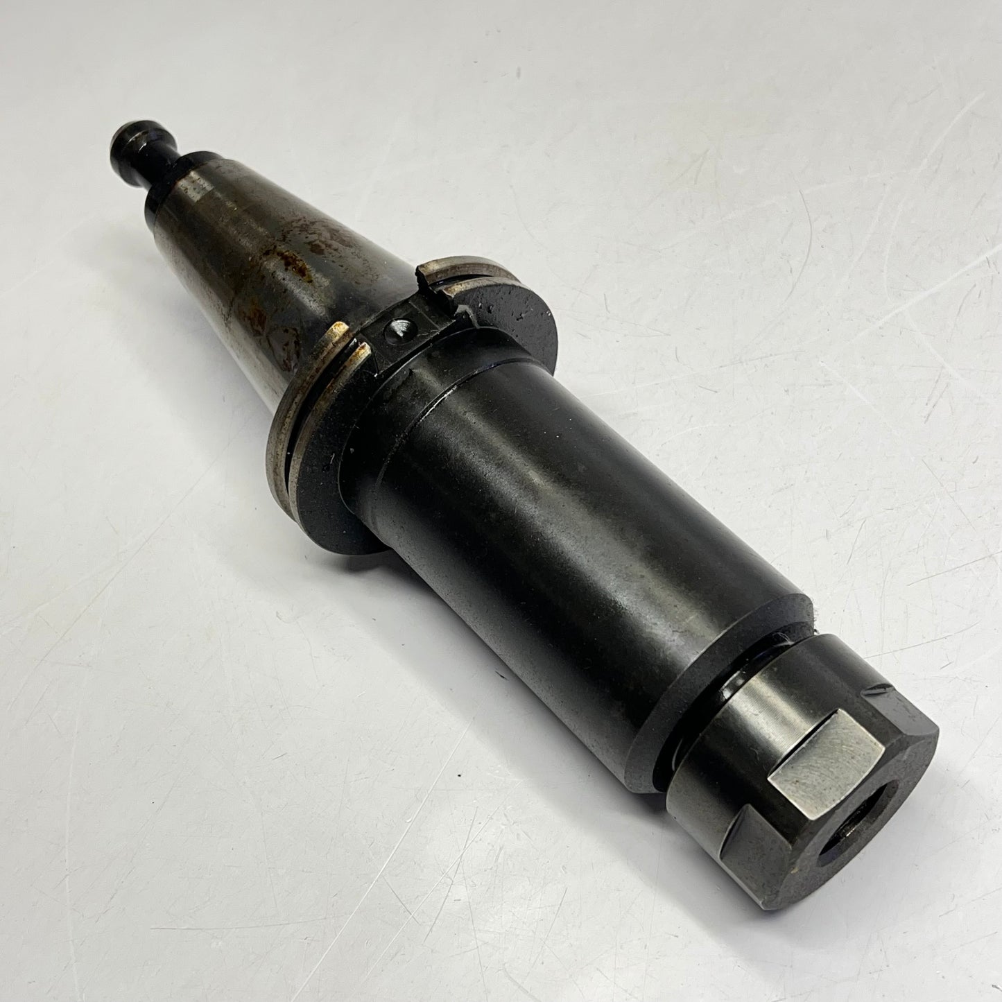 Taper Shank Tool Holder & Pull Stud For CNC Milling Machine  ~1" Hole Dia (Used)