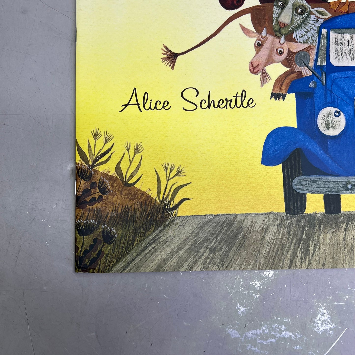 LITTLE BLUE TRUCK Paperback Children's Big Book By Alice Schertle 18"x14"