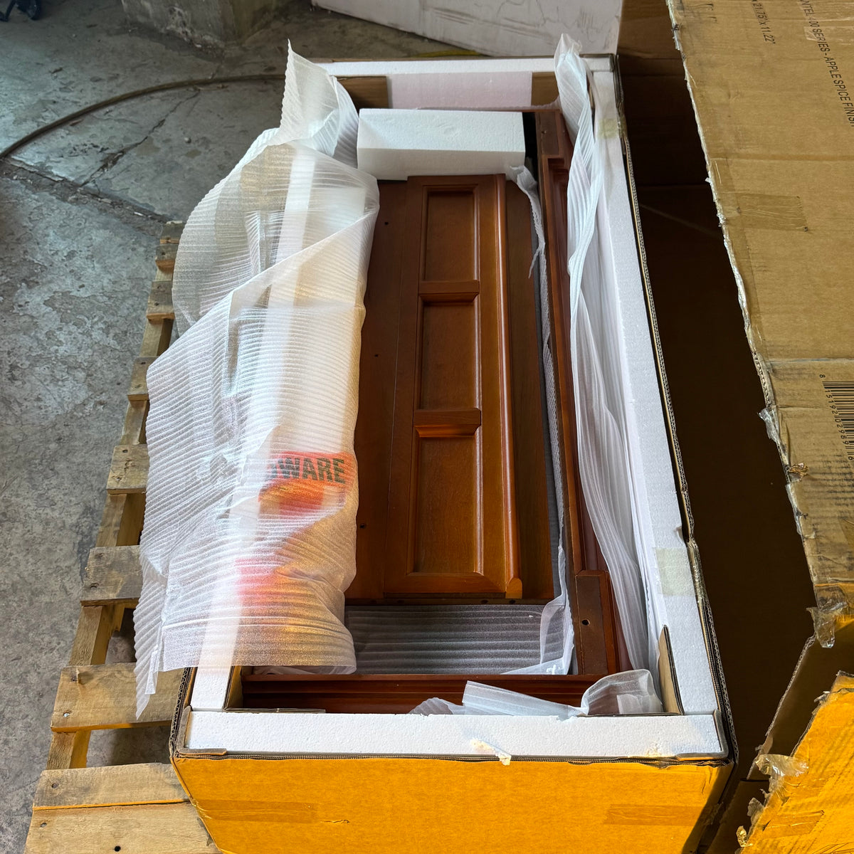 FACTORY BUYS DIRECT Fireplace Mantel 400 Series Apple Spice Finish CM400-2-AS