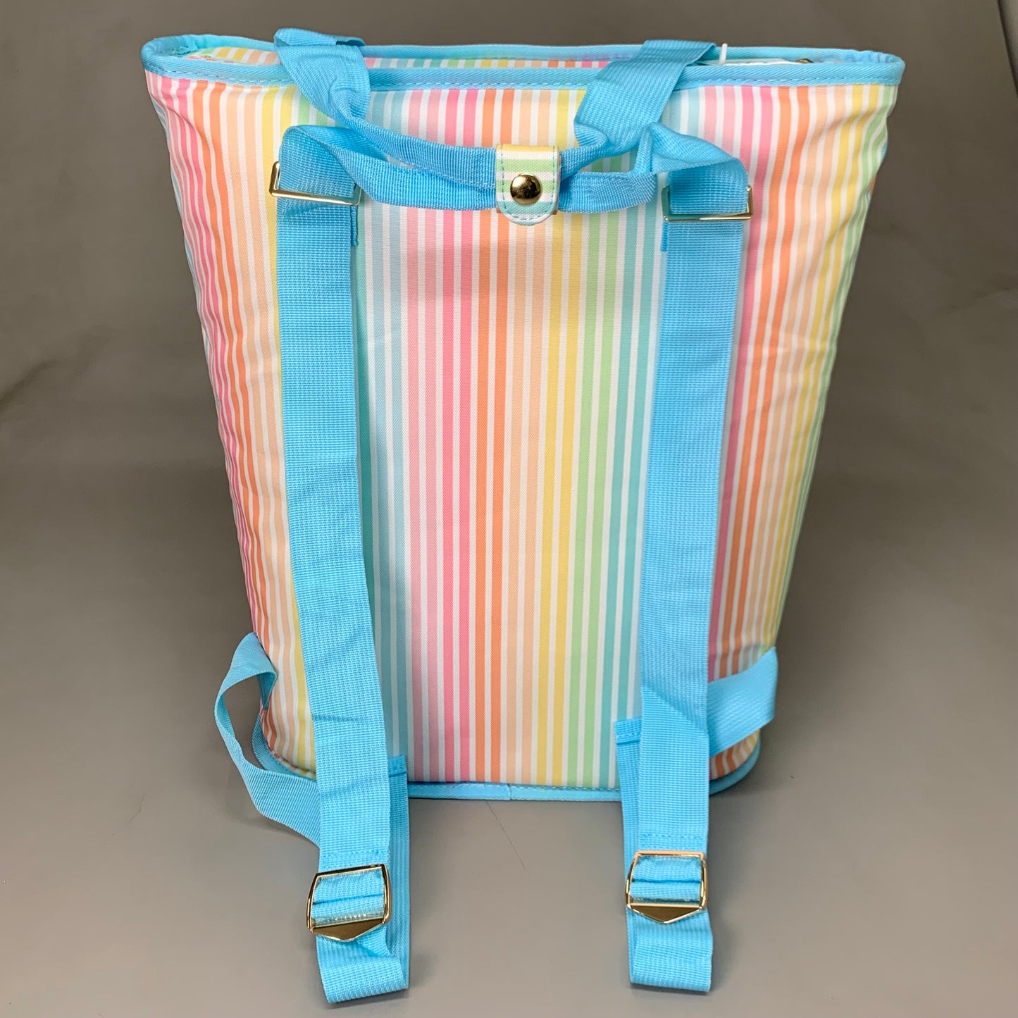 MARY SQUARE Cooler Backpack Leak Resistant Sunset Stripe 45001