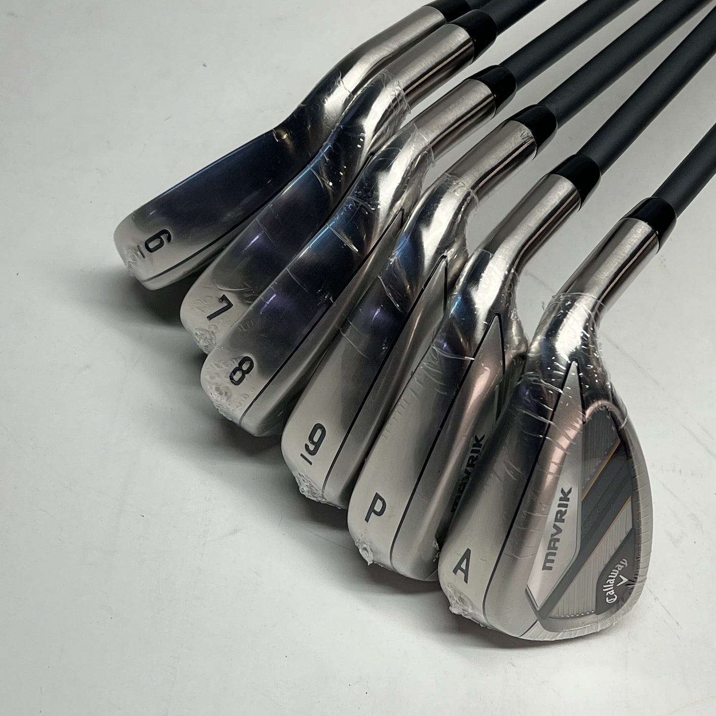 CALLAWAY (SET OF 6) Catalyst 65 5.5 Shaft & Grip W/ Maverick Irons 6,7,8,9,P & A
