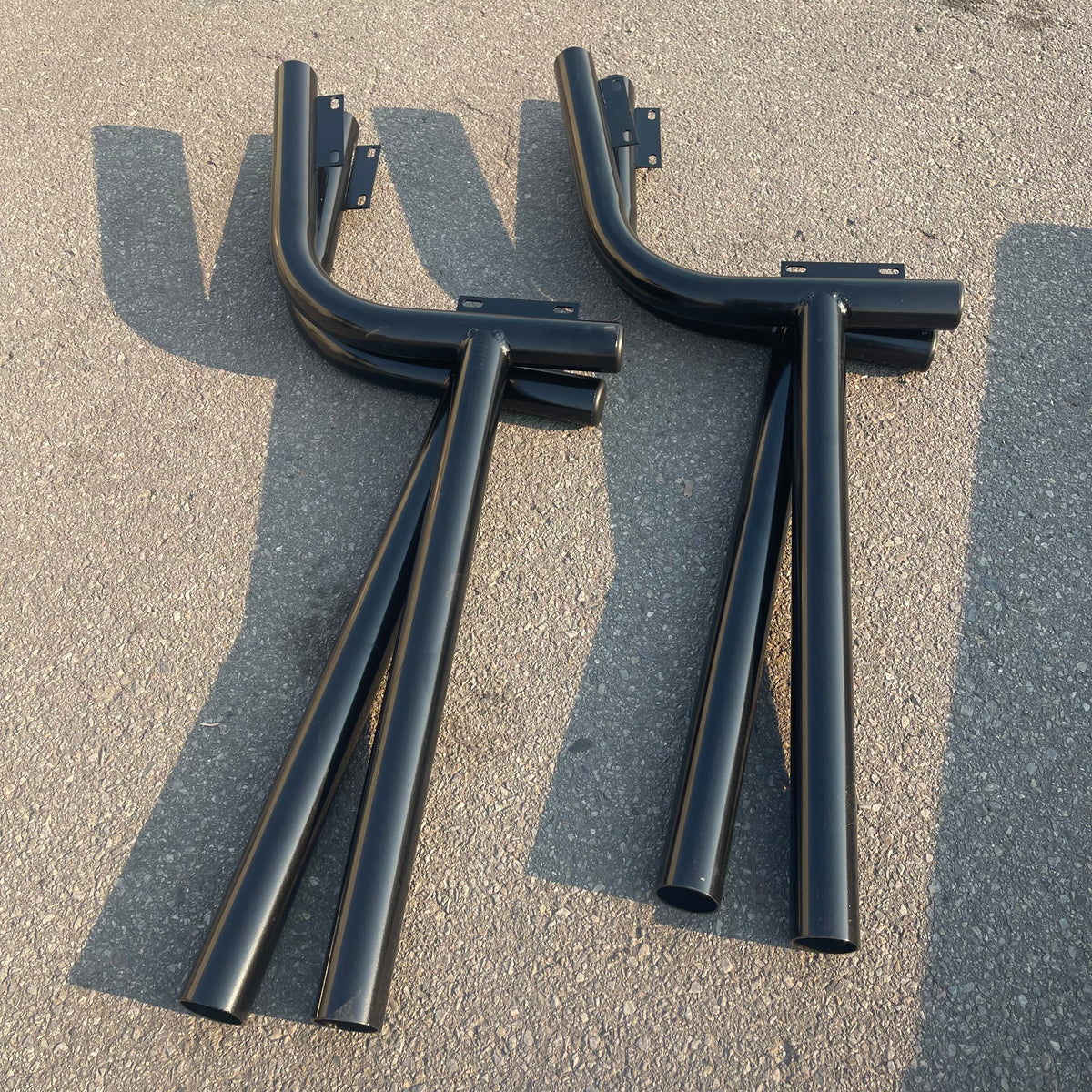 ULTRASITE (2 PACK) Heavy Duty in Ground Park Benches 6' Green