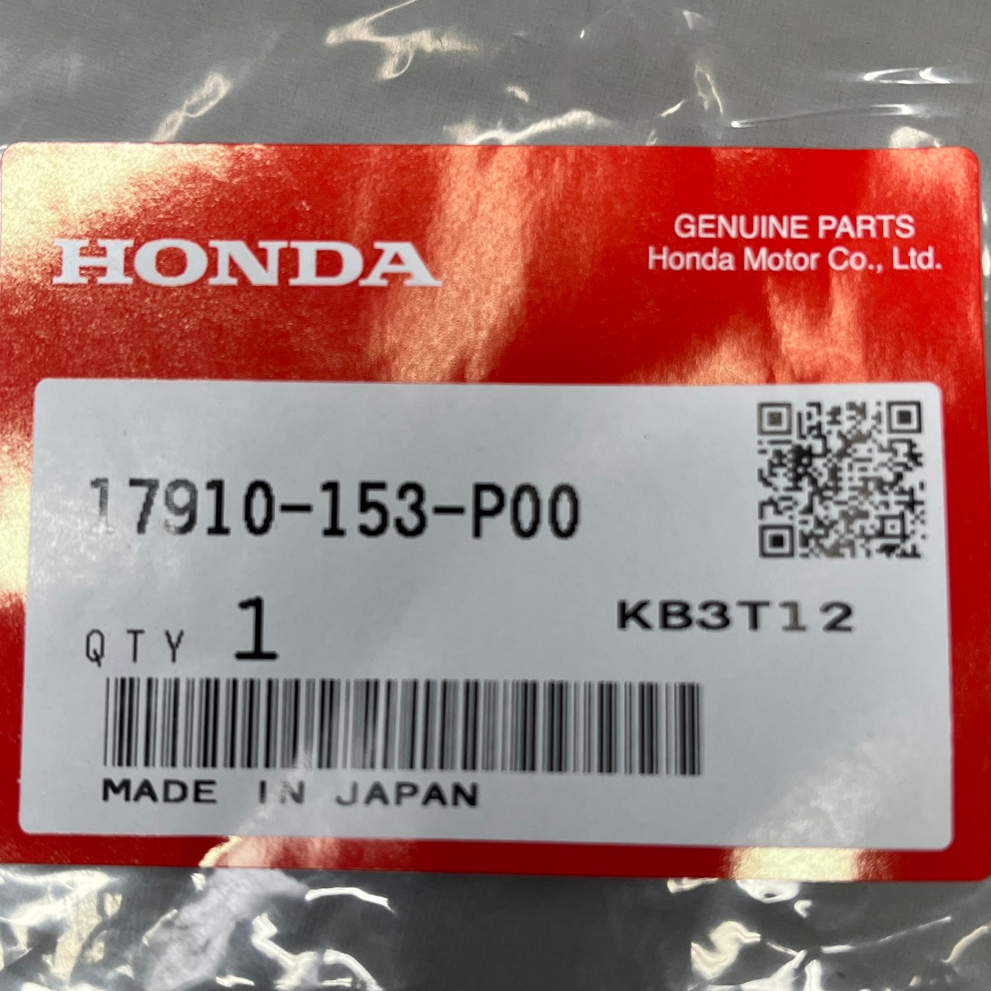 HONDA OEM Throttle Cable Bike Parts Automotive 17910-153-P00