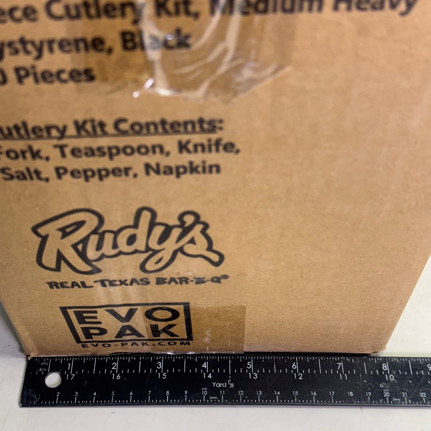 ZA@ RUDY'S (250 PACK) 6-Piece Cutlery Kit K630BRB (New) A