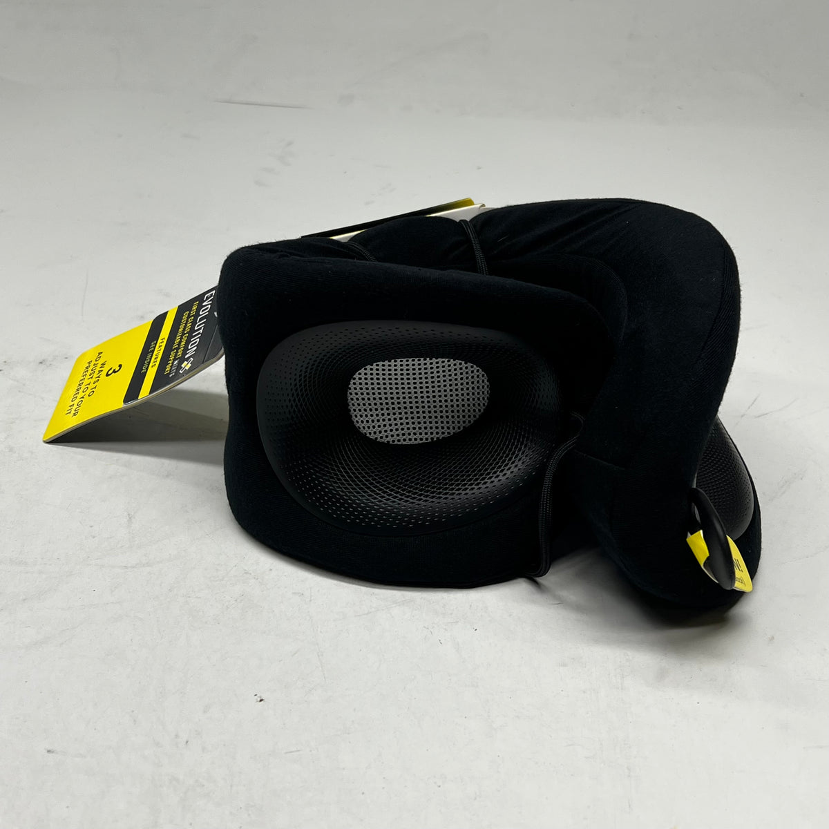 CABEAU Evolution X Deluxe Comfort Memory Foam Travel Pillow Black EVOX6458
