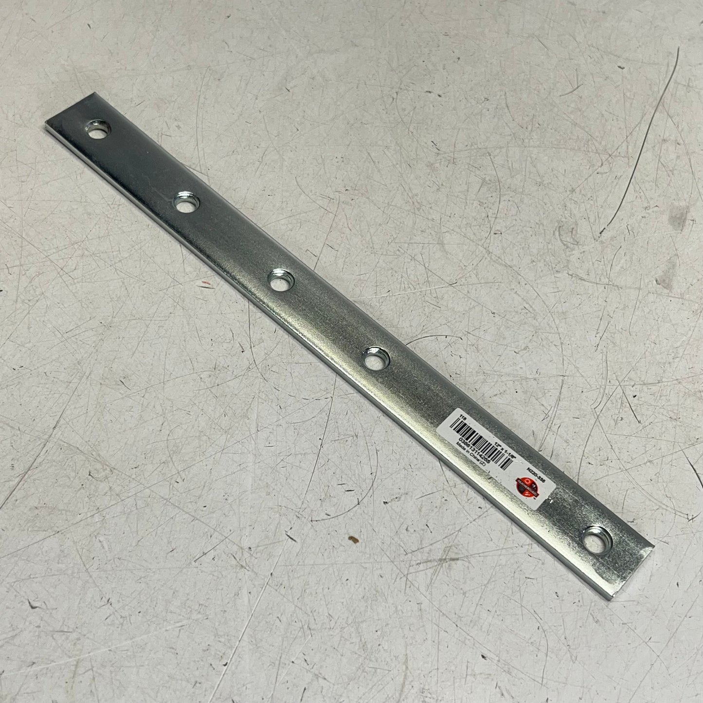 NATIONAL HARDWARE Mending Plate Hot Rolled Steel 12"x1-1/8" Silver N220-335
