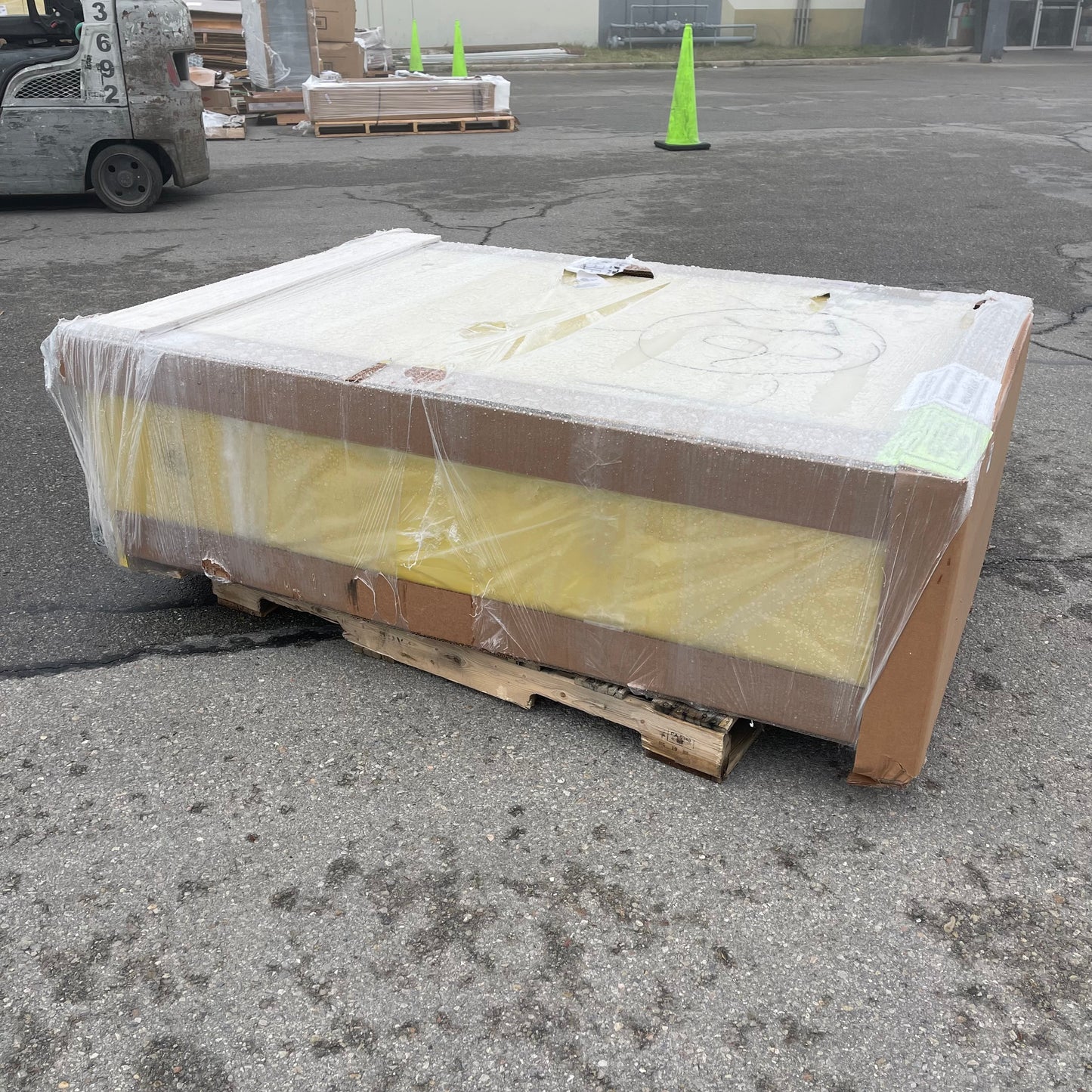 Z@ SECURALL Rolling Safety Storage Cabinet for Flammable Liquids 45 Gal Capacity A345-C (AS-IS)(C)