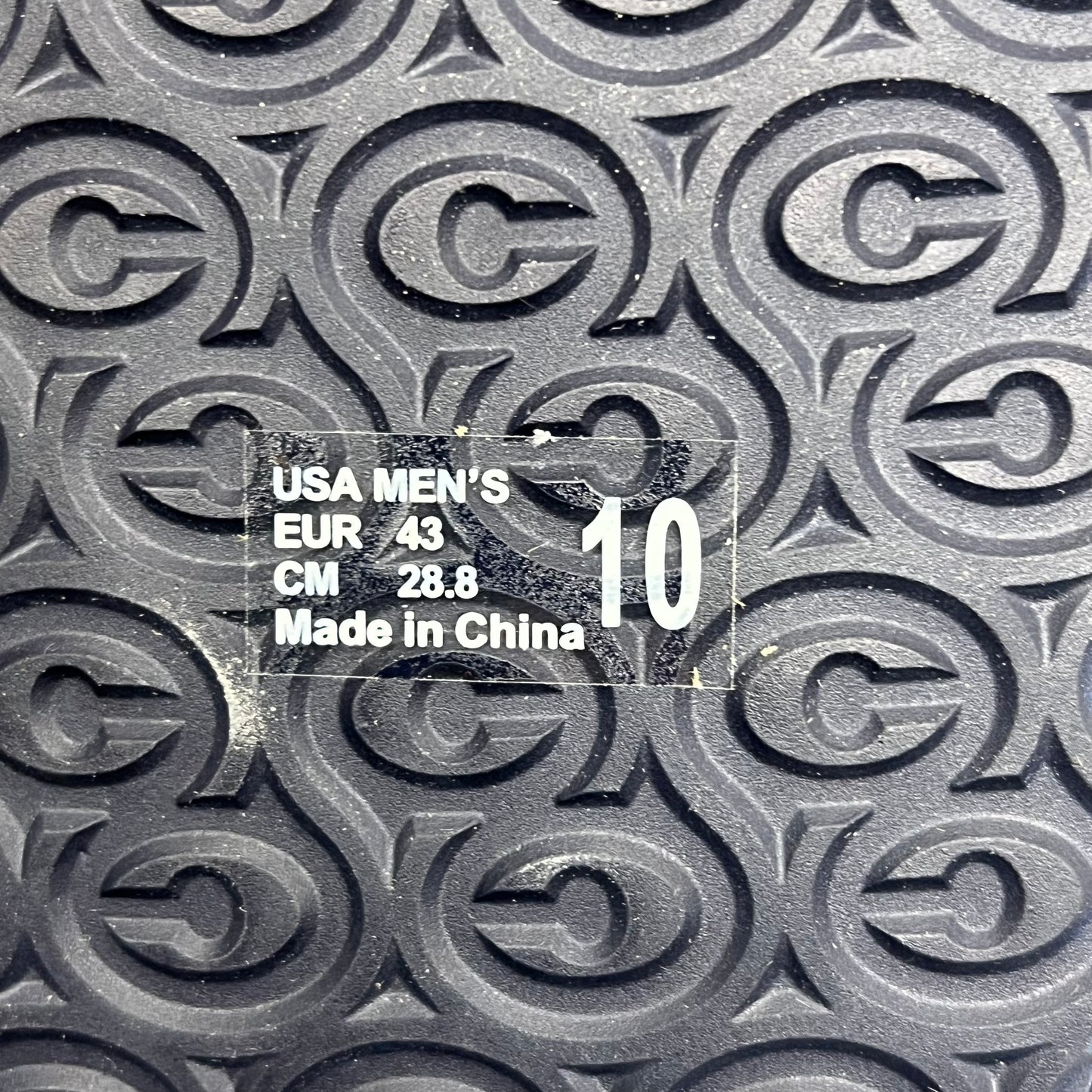 COBIAN Kandui Synthetic Leather Strap Sandals Men's Sz 10, EU 43 Navy KAN25-410-10