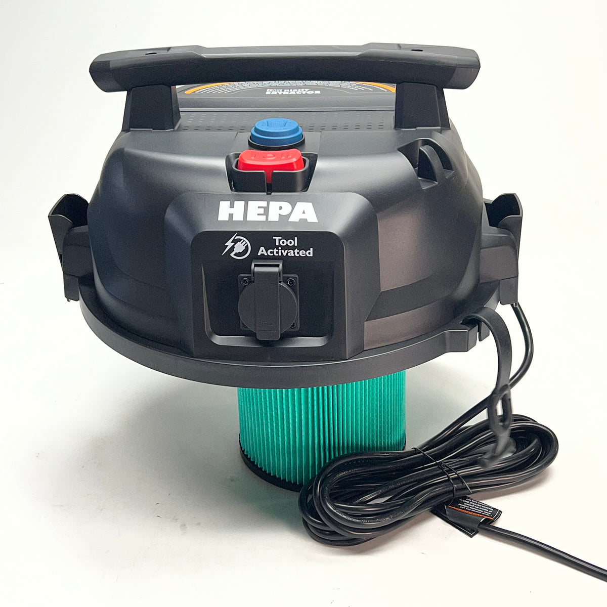 ROCKLER Dust Right Tool Activated Hepa Dust Extractor 9 Gal Blue/Black 75041