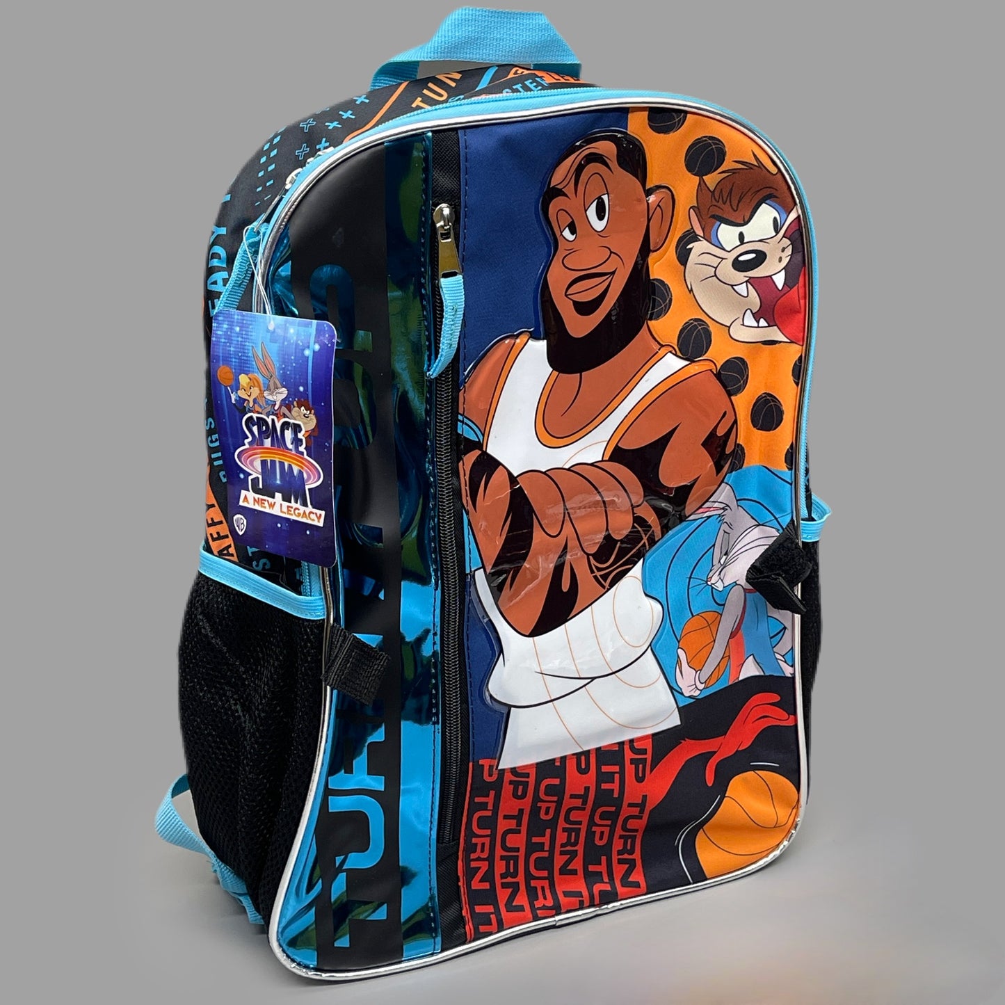 ACCESSORY INNOVATIONS Space Jam (LeBron James) Backpack & Lunch Bag Blue