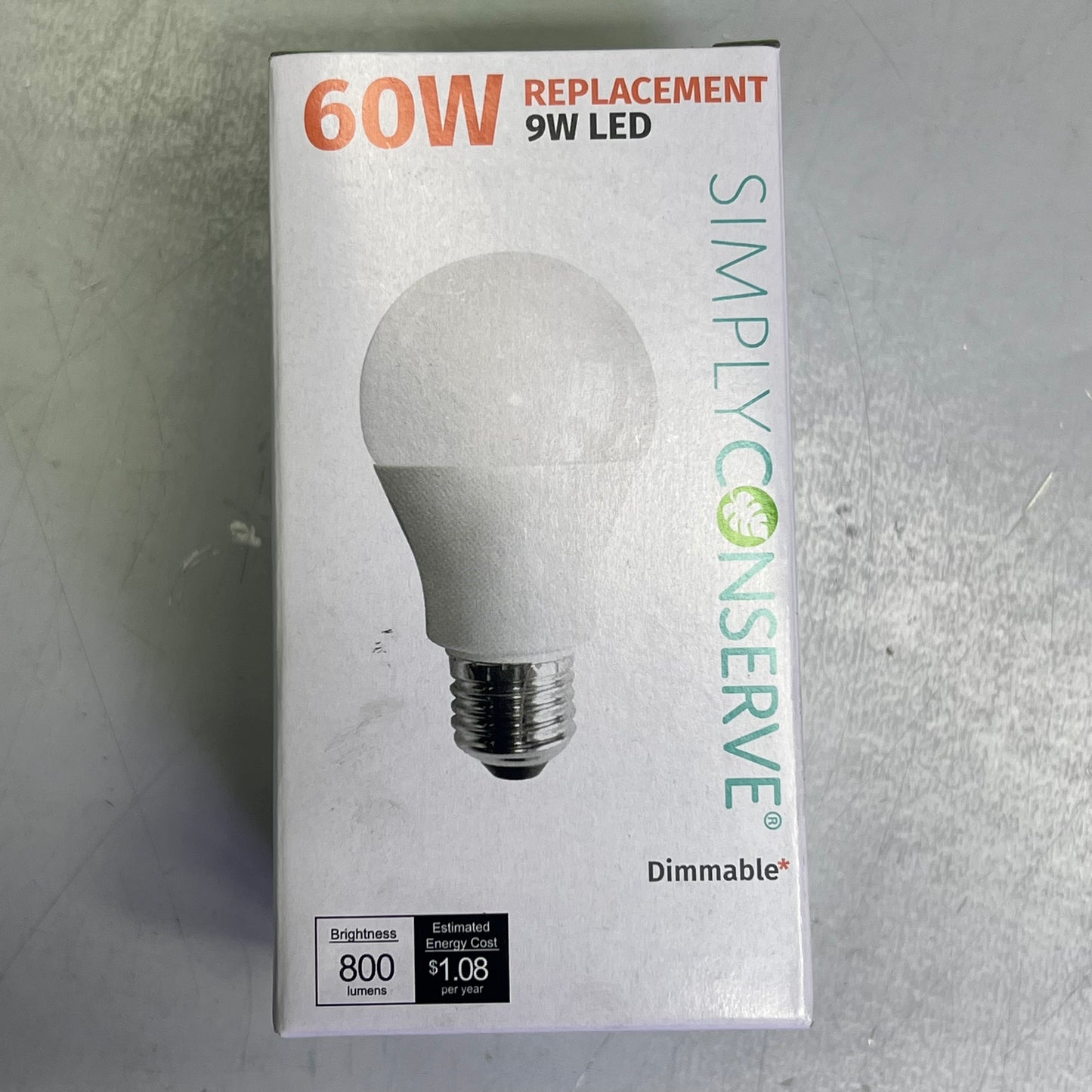 SIMPLY CONSERVE (3 PACK) LED Light Bulb 60W 800 Lumens Soft White LH09A1927KENCL