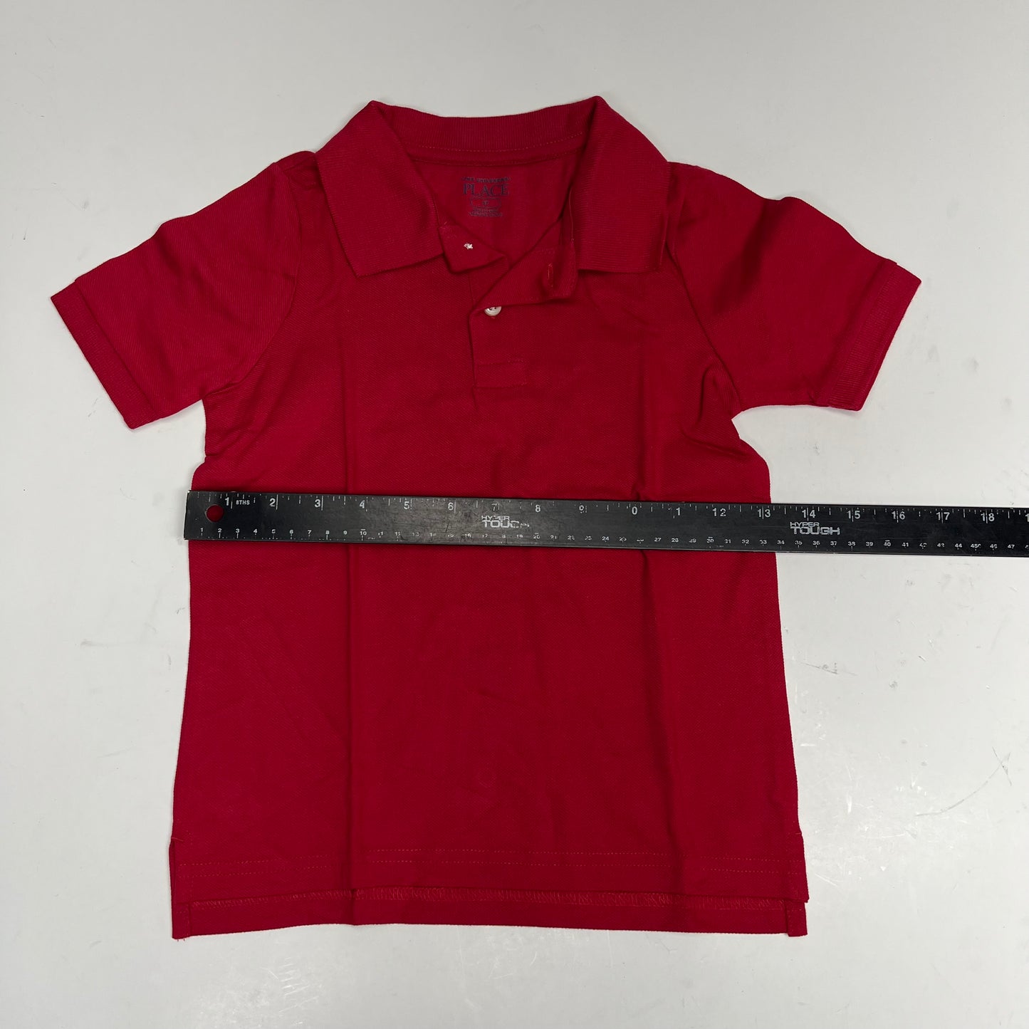 THE CHILDRENS PLACE (3 PACK) Uniform Soft Pique Polo Shirt Boy's sz 5T Red