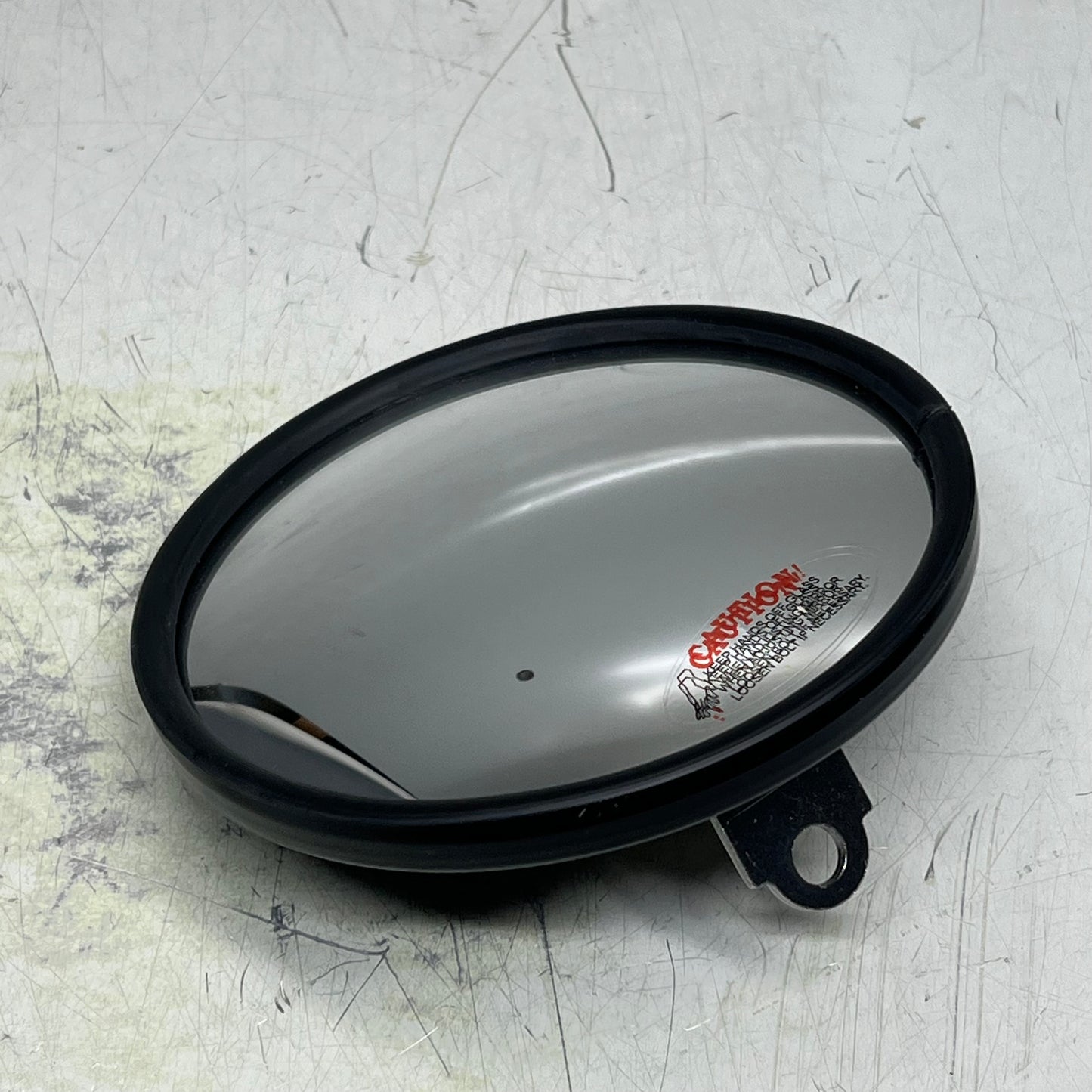 TRUCK LITE (2 PACK) Round Universal Mount Replacement Mirror 6" Black 97820