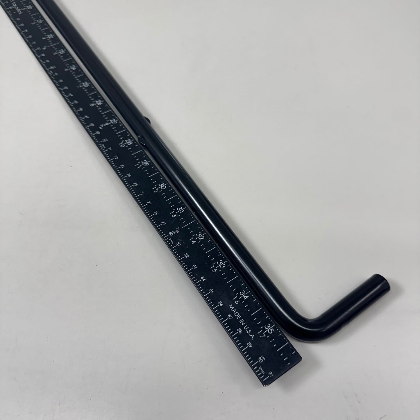 LMT MERCER GROUP Gate Drop Rod With Welded w/ Hardware 36" L x 7/16" W Black