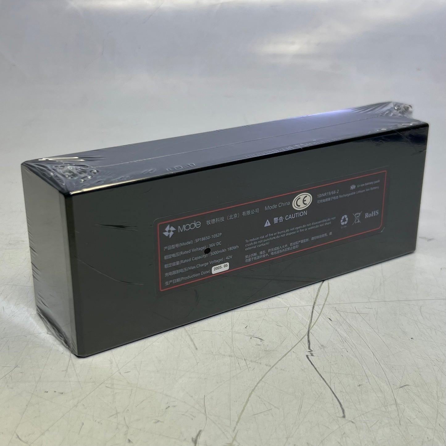 MODE Lithium Batterie 5000 mah Sz 9.5"L x 3"W SP18650-10S2P