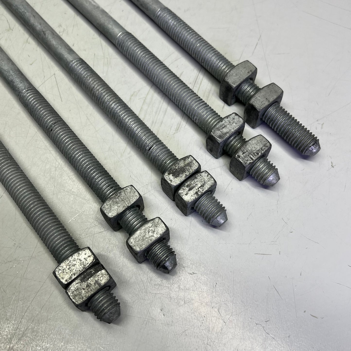 ALLIED BOLT (5 PACK) Cable Suspension Bolt 5/8"x20" - 6" Thread Length 8286