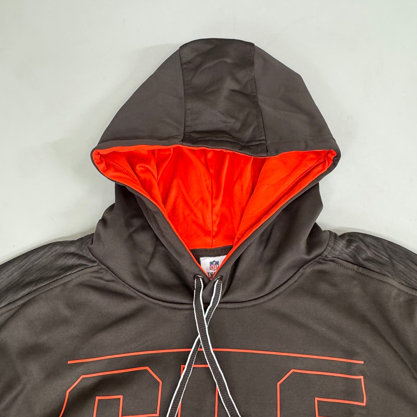 NFL Cleveland Browns Hoodie AFG North Sweatshirt Pullover XXL Brown 1802967 Football