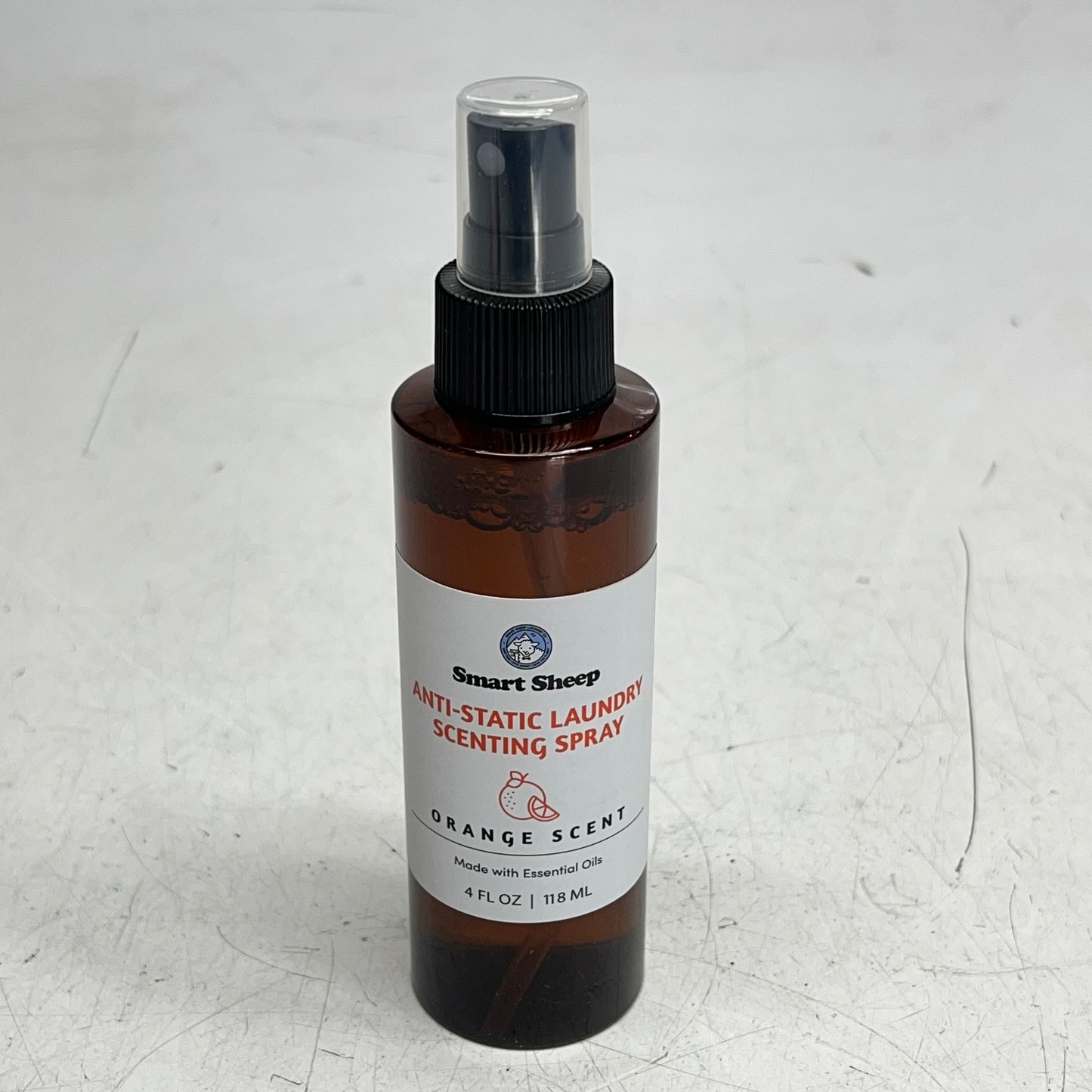 SMART SHEEP (2 PACK) Anti-static Orange Scent Spray W/ Essential Oil 4 fl oz