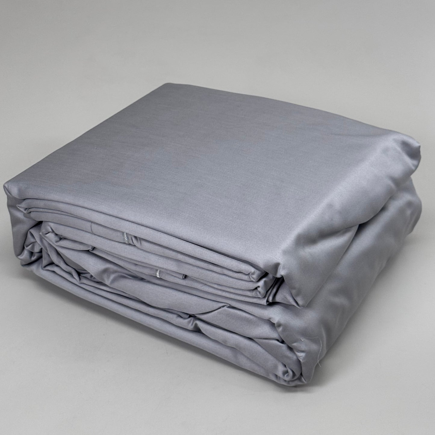 HOTEL SIGNATURE SATEEN Wrinkle Resistant 6 Piece Set Full Gray New Opened Box