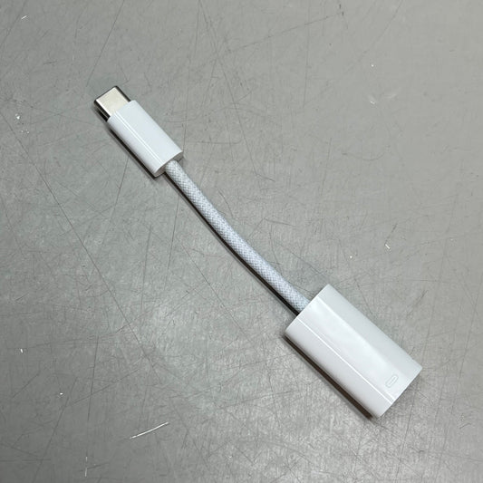 APPLE Fast Charging USB-C To Lightning Adapter 1 Ft White 057-00-2871 (Return)