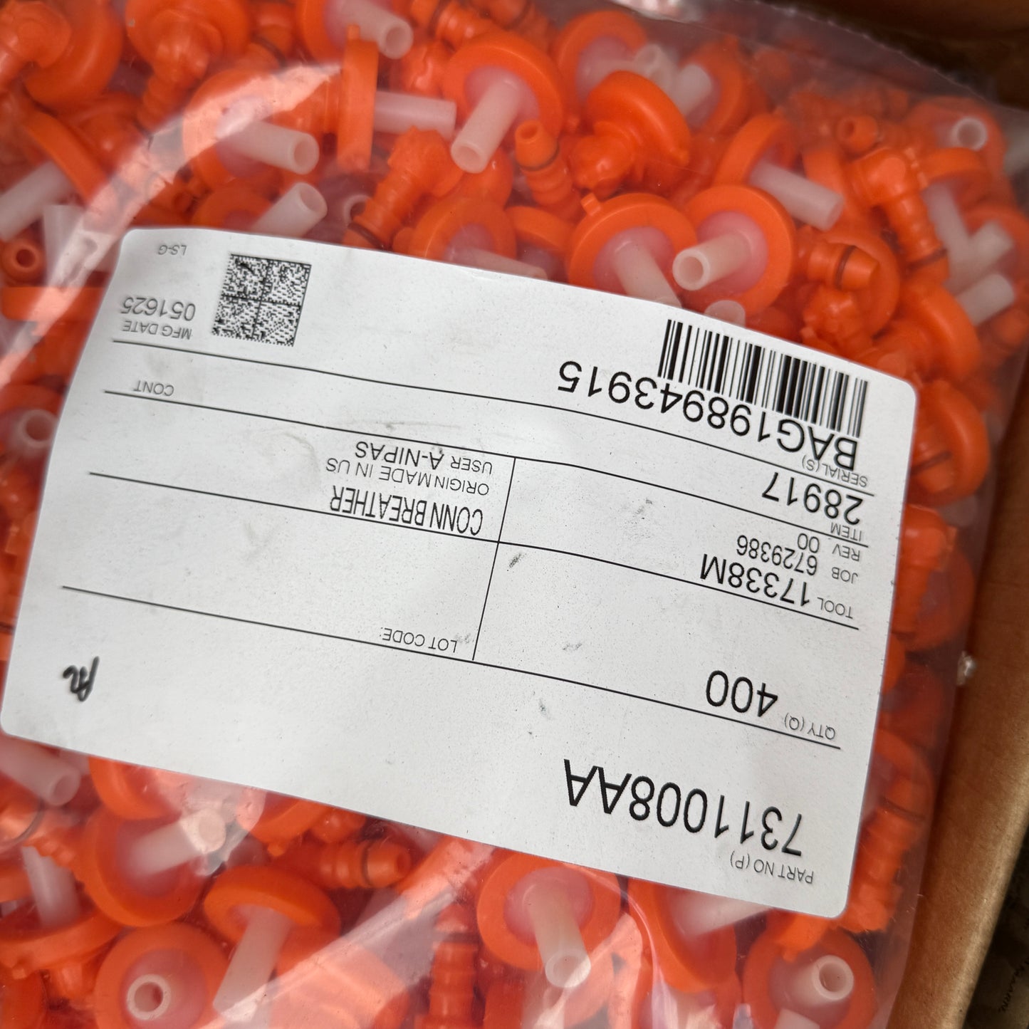 ZA@ Pallet of Rocks, Valves, Knives, Bags, Ketchup, Lids, cover plates, Wheel, Labels, & MORE!