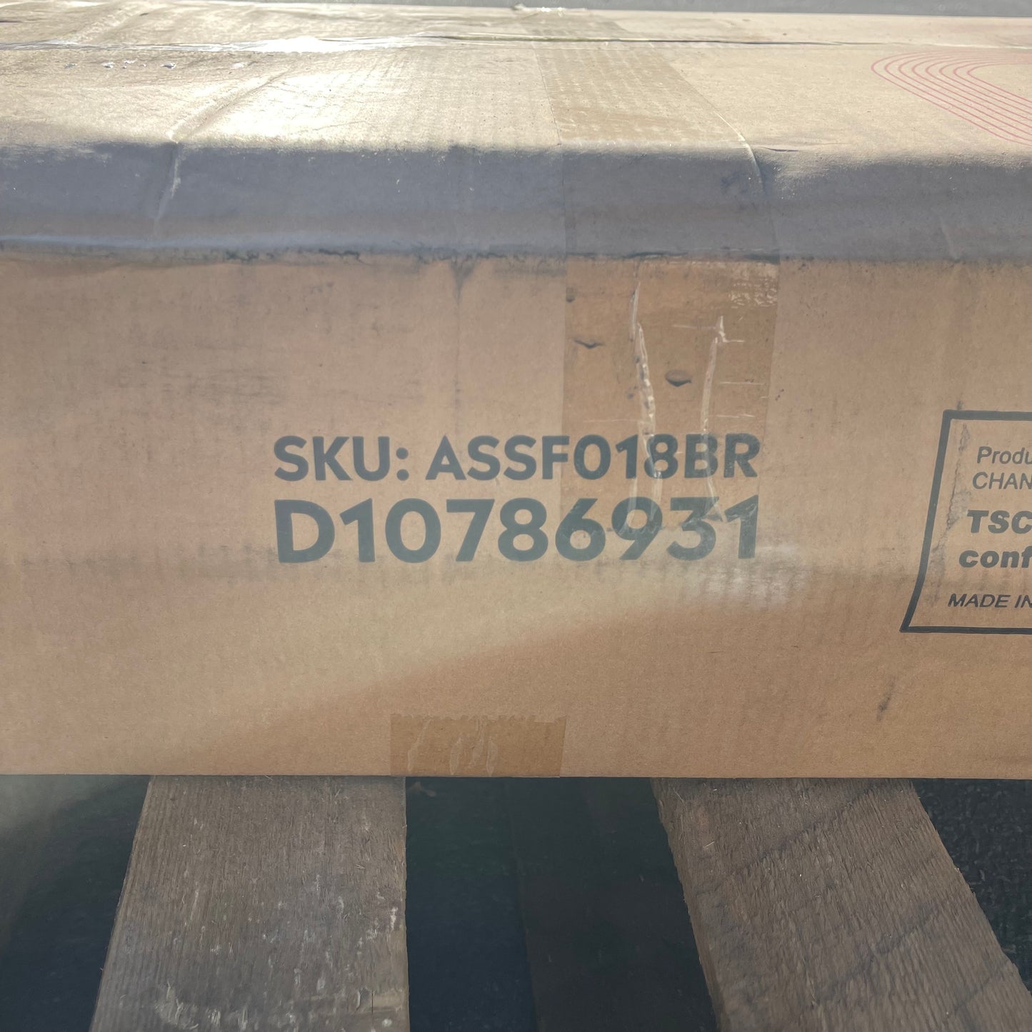 ZA@ Pallet of WLIVE Upholstered Loveseat w/ Extra Parts ASSF018BR (AS-IS)