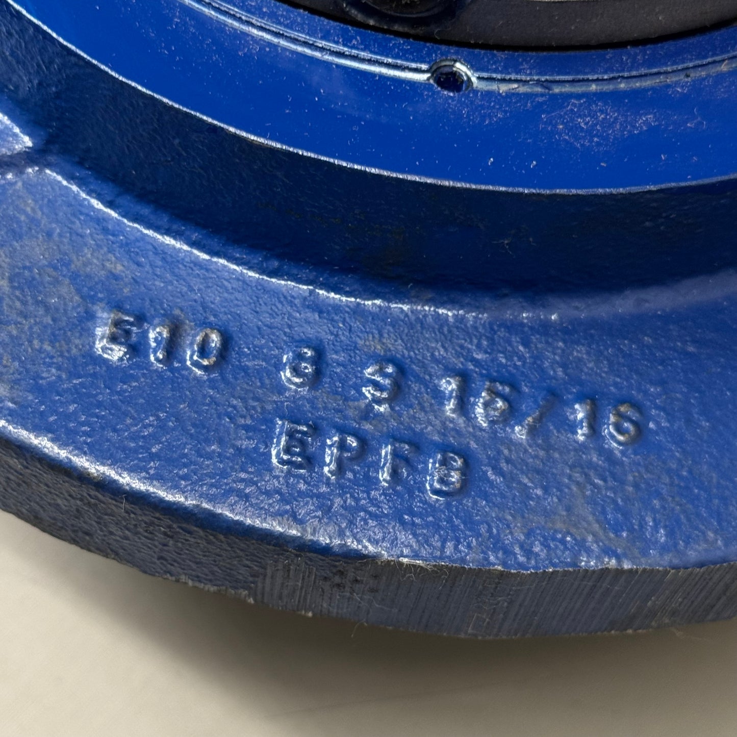 ROYERSFORD Type E Piloted Flange Bearings 4" Non-Expansion Blue 20-06-0400