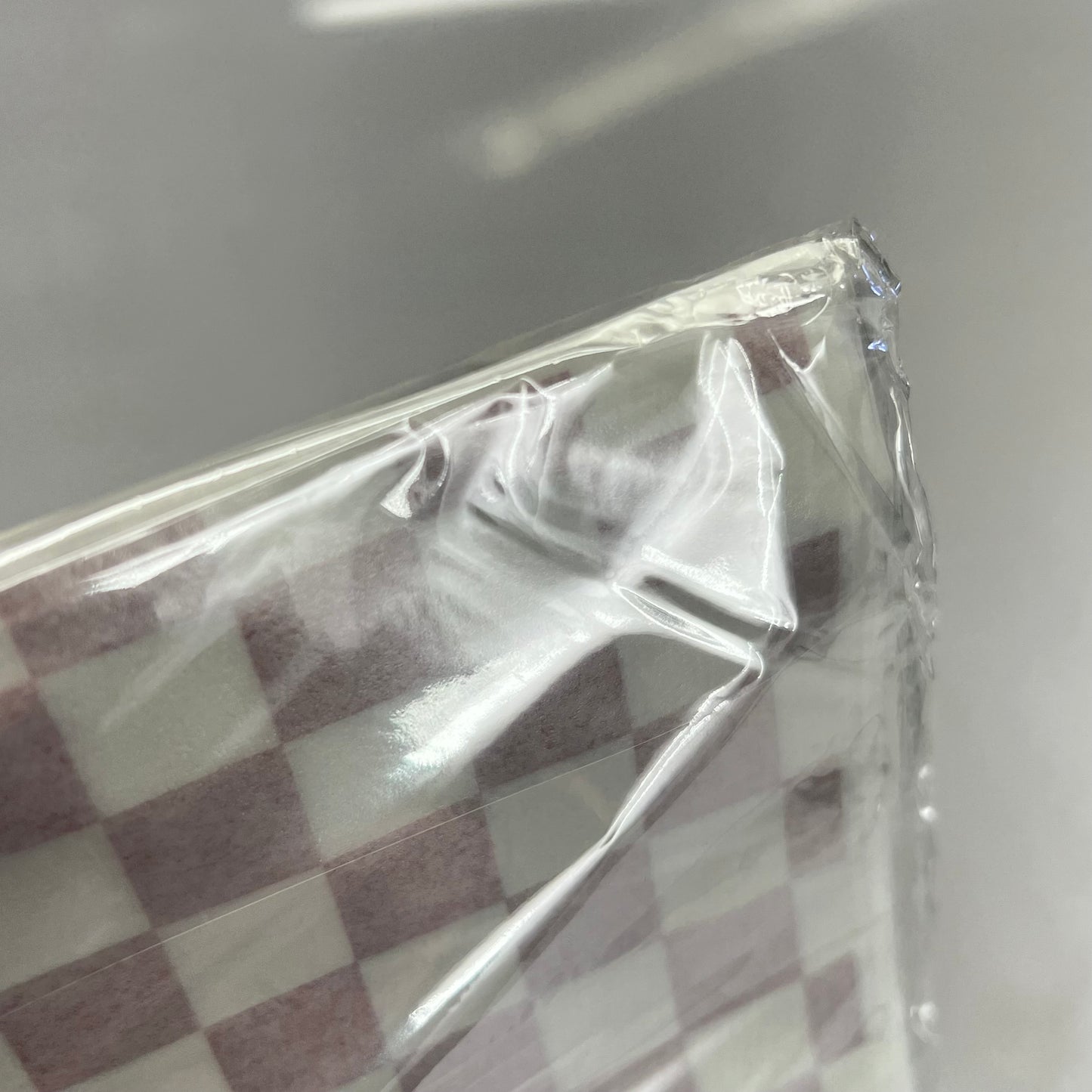 ZA@ (3000 PACK) Food Wrapping Paper  12"x12" Red/White Checkered