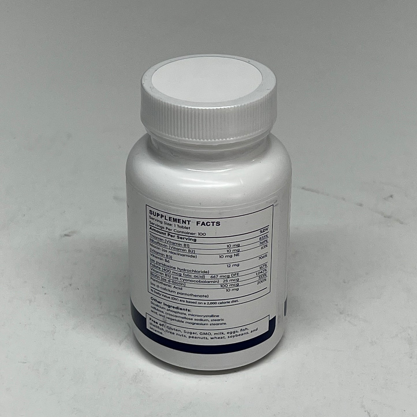 ZA@ DZUL (5 PACK) Vitamin B Complex Heart & Nervous System Health 100 Tablets